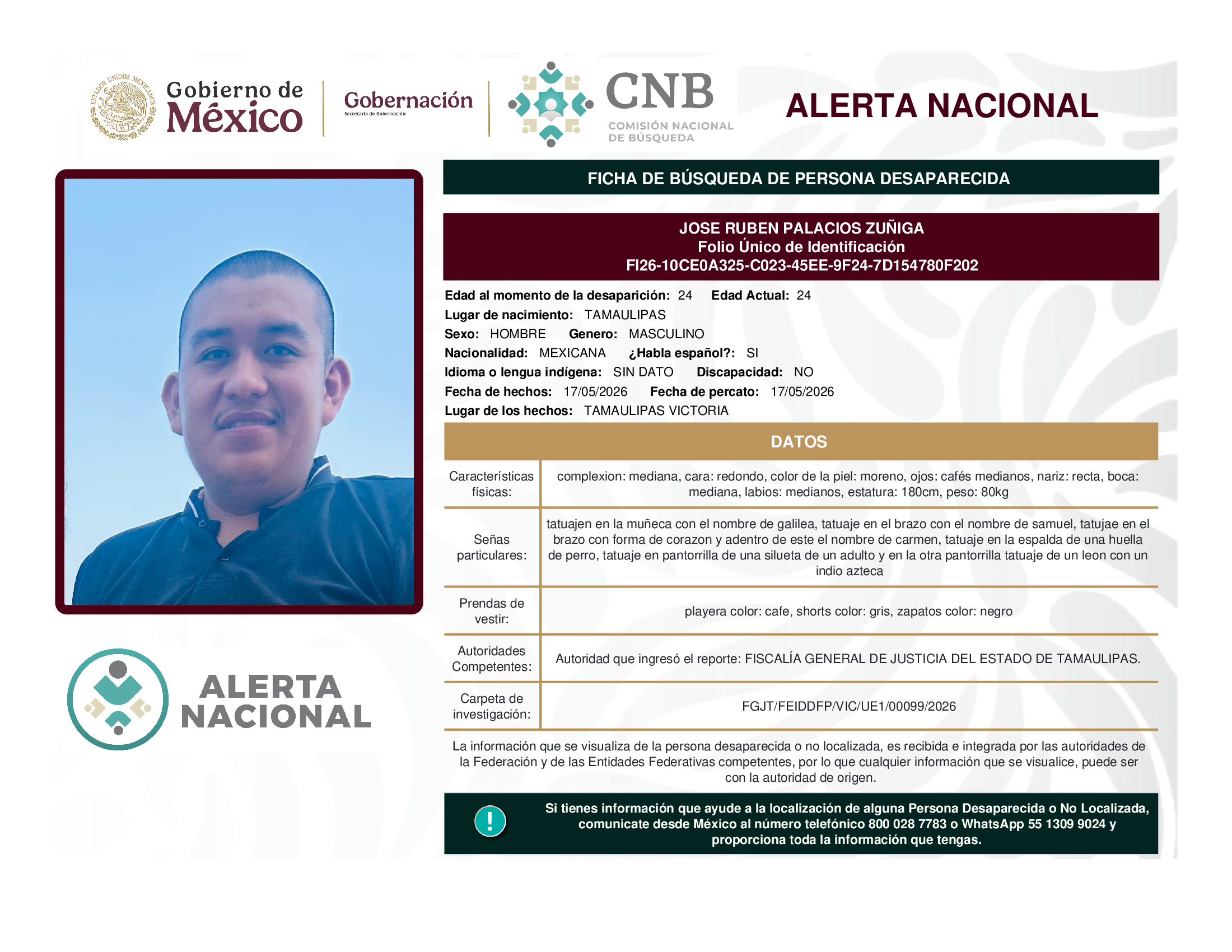 José Rubén Palacios Zuñiga