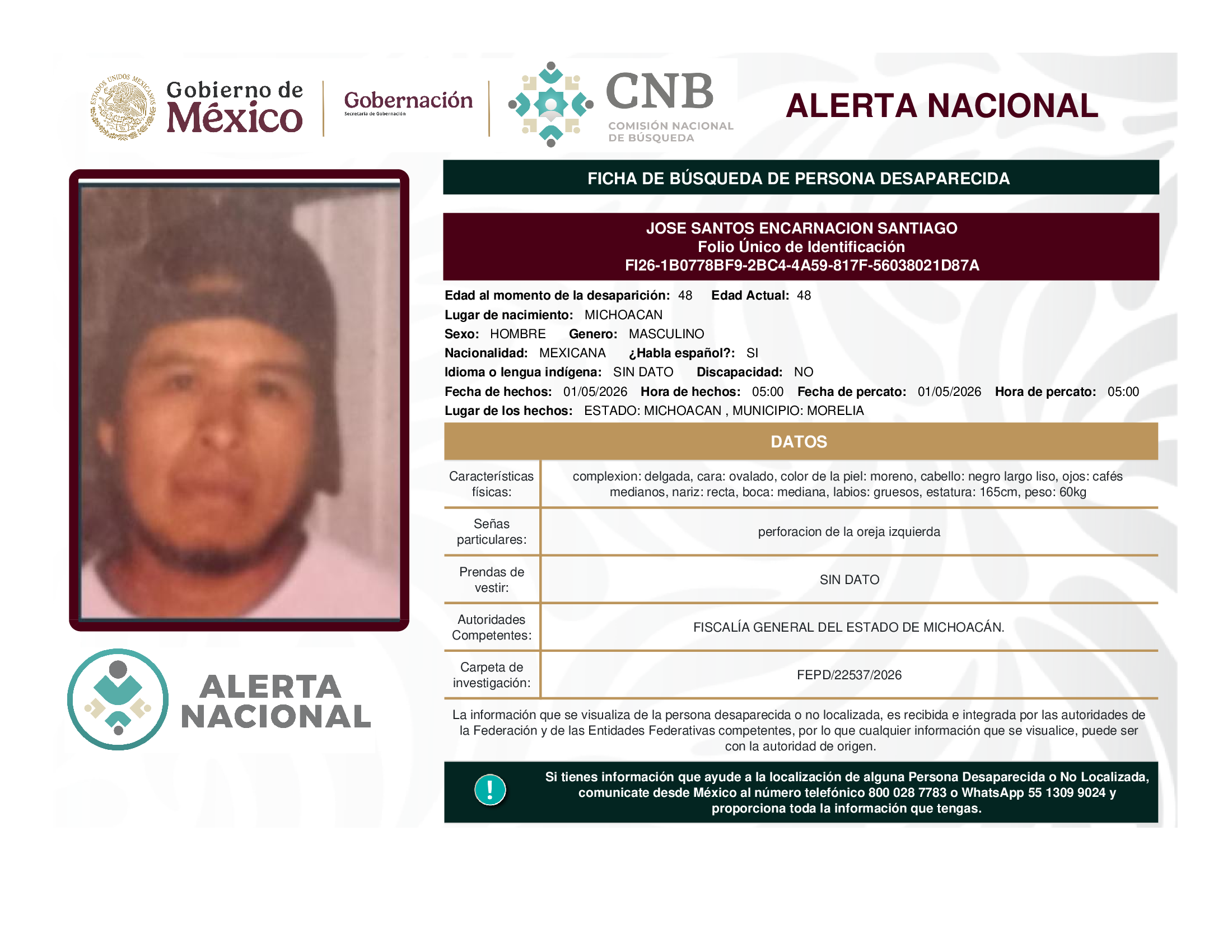José Santos Encarnacion Santiago