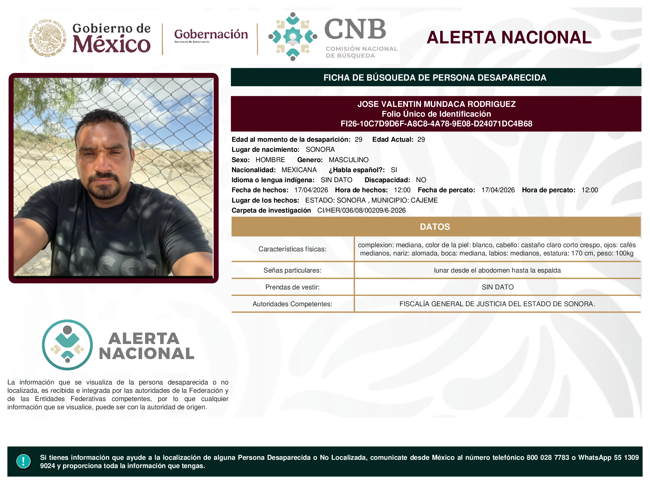 José Valentin Mundaca Rodríguez