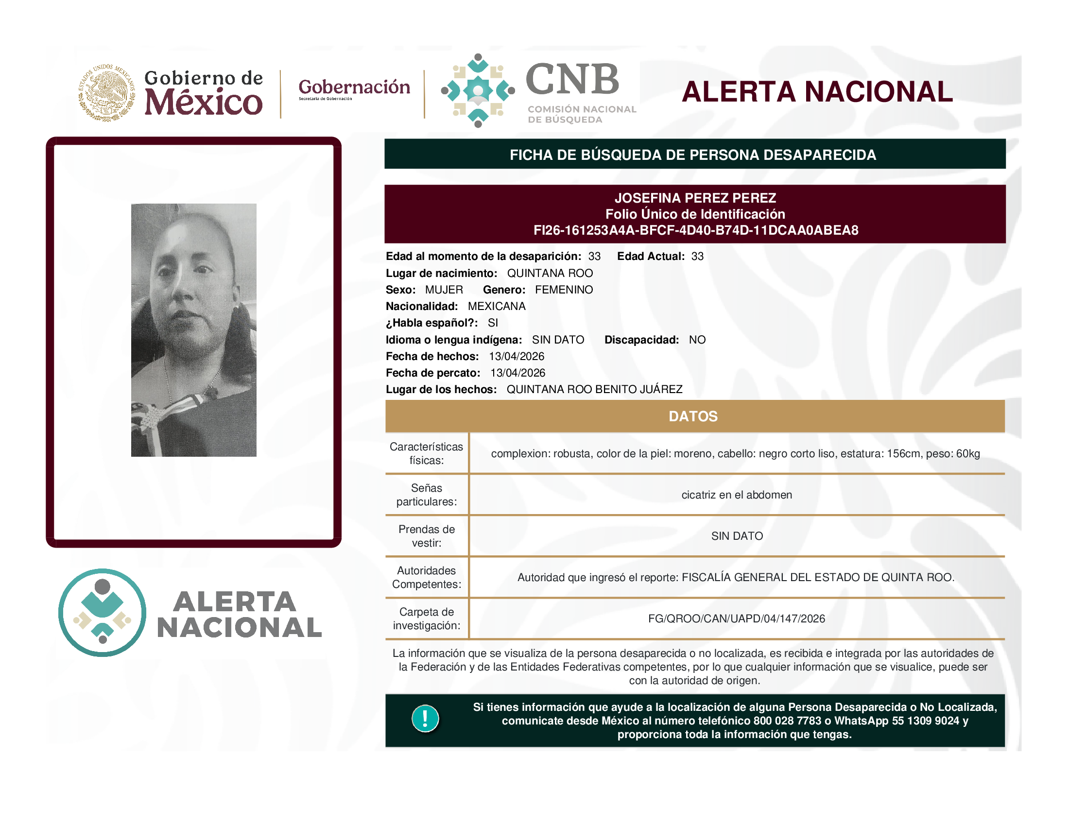 Josefina Pérez Pérez