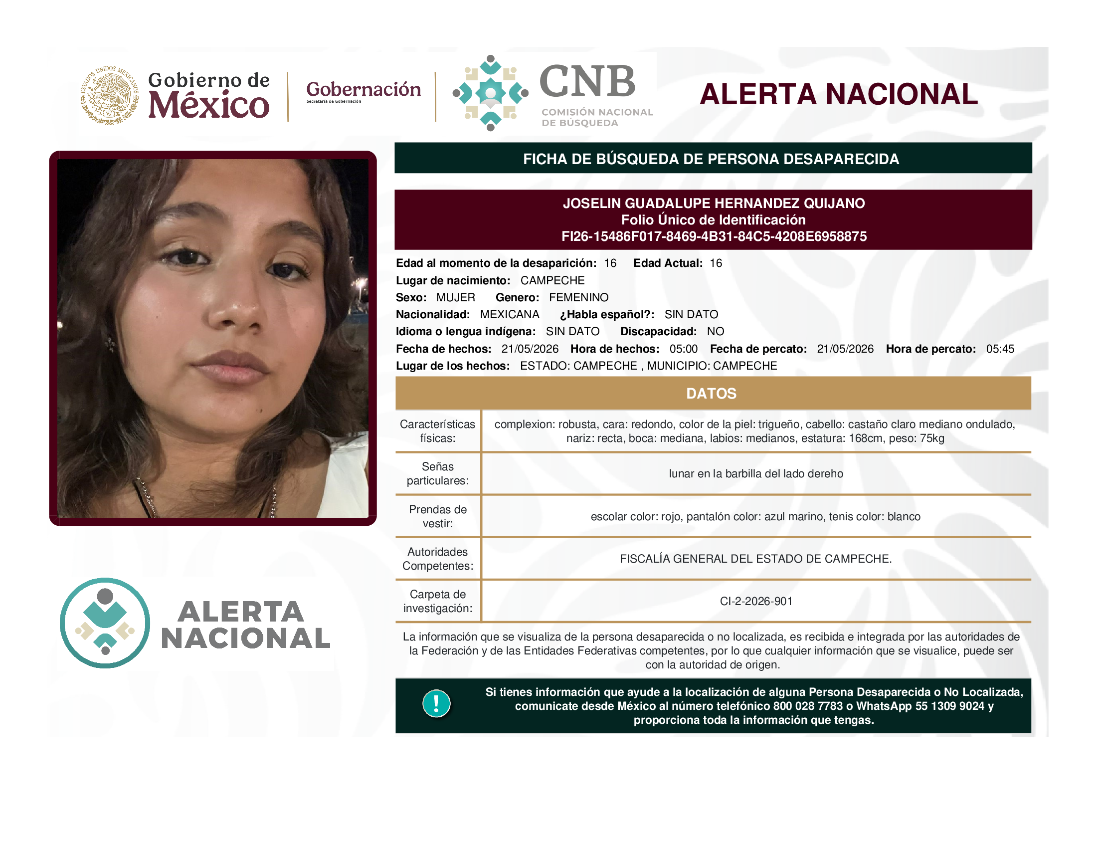 Joselin Guadalupe Hernández Quijano