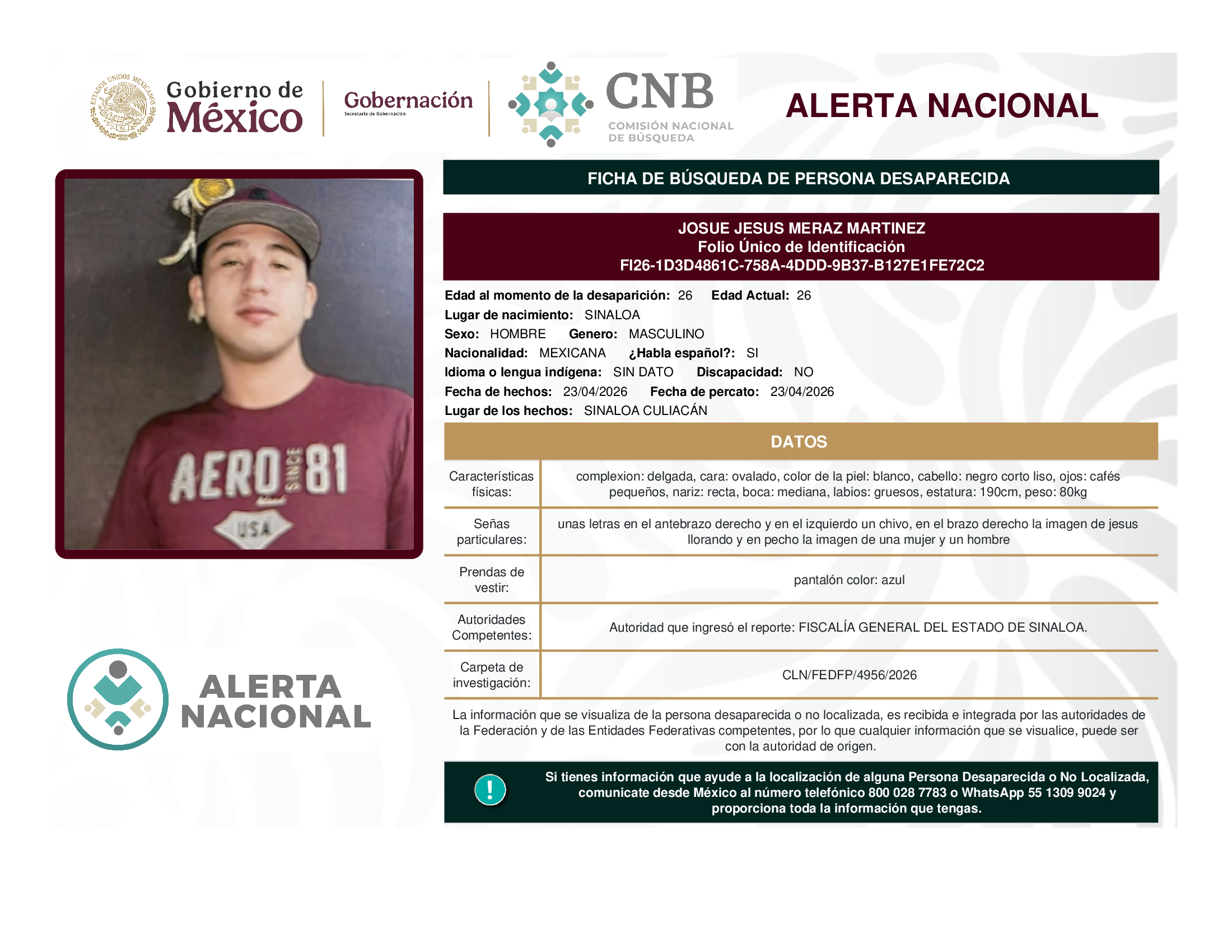 Josue Jesús Meraz Martínez