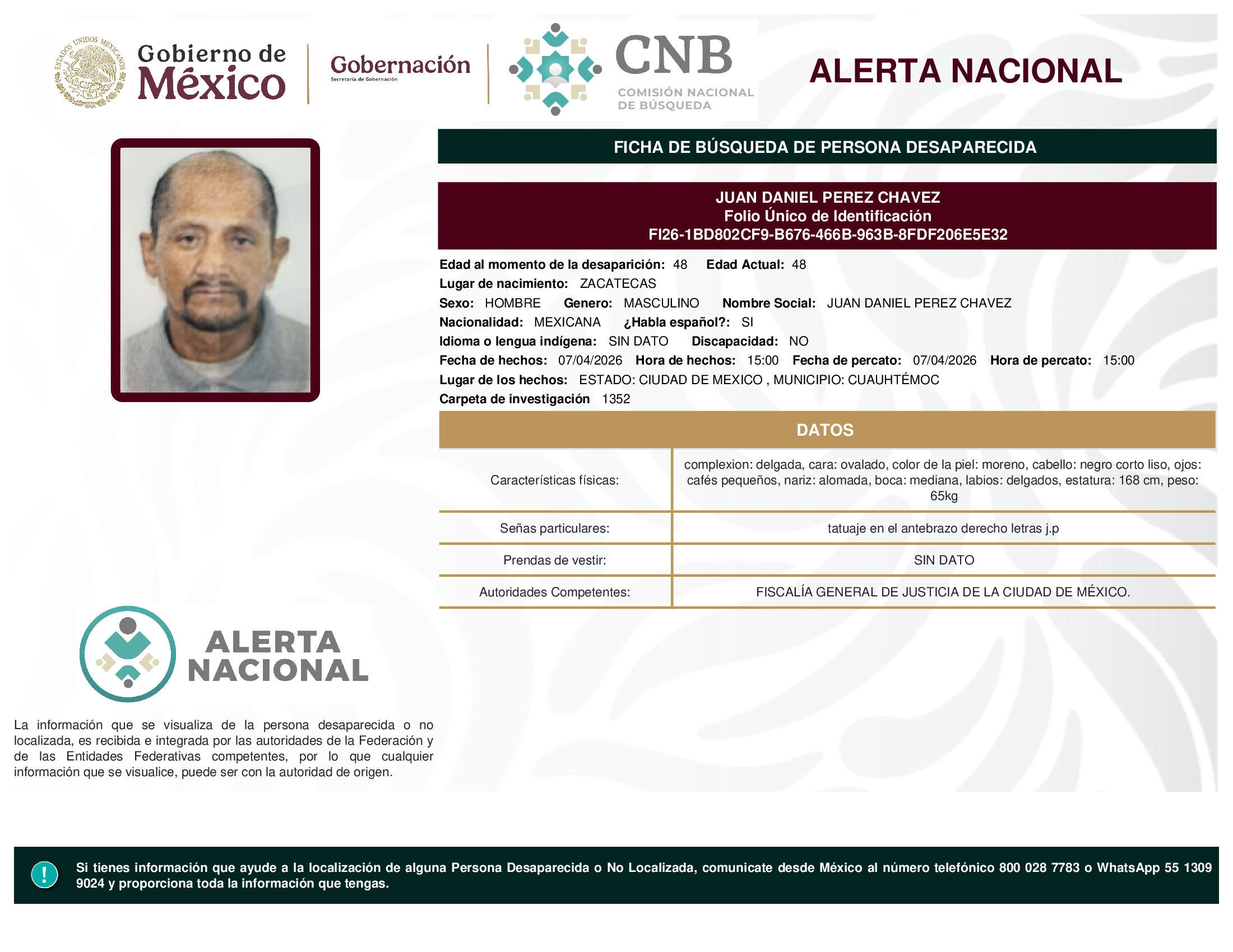 Juan Daniel Pérez Chávez