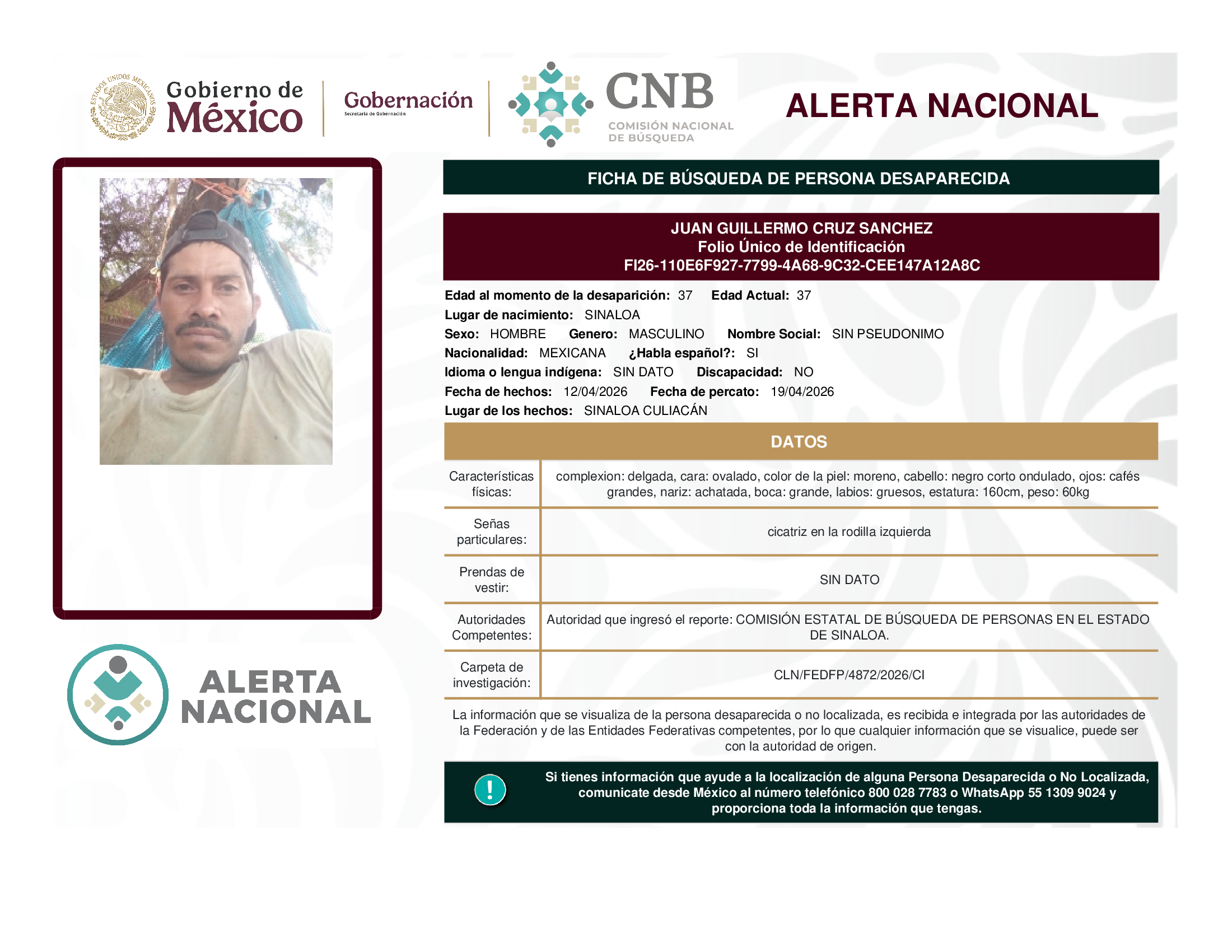Juan Guillermo Cruz Sánchez