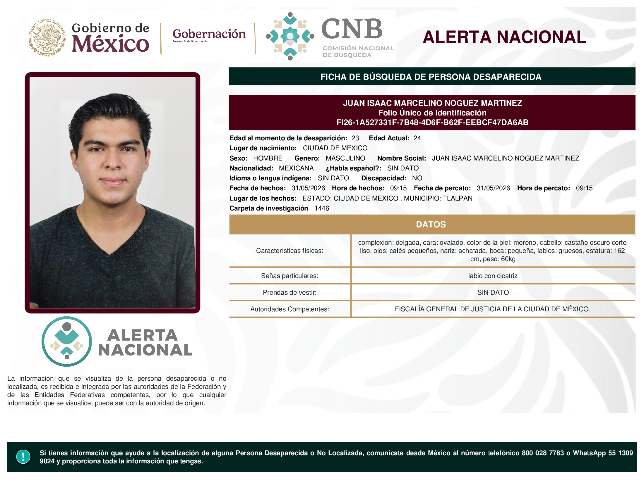 Juan Isaac Marcelino Noguez Martínez