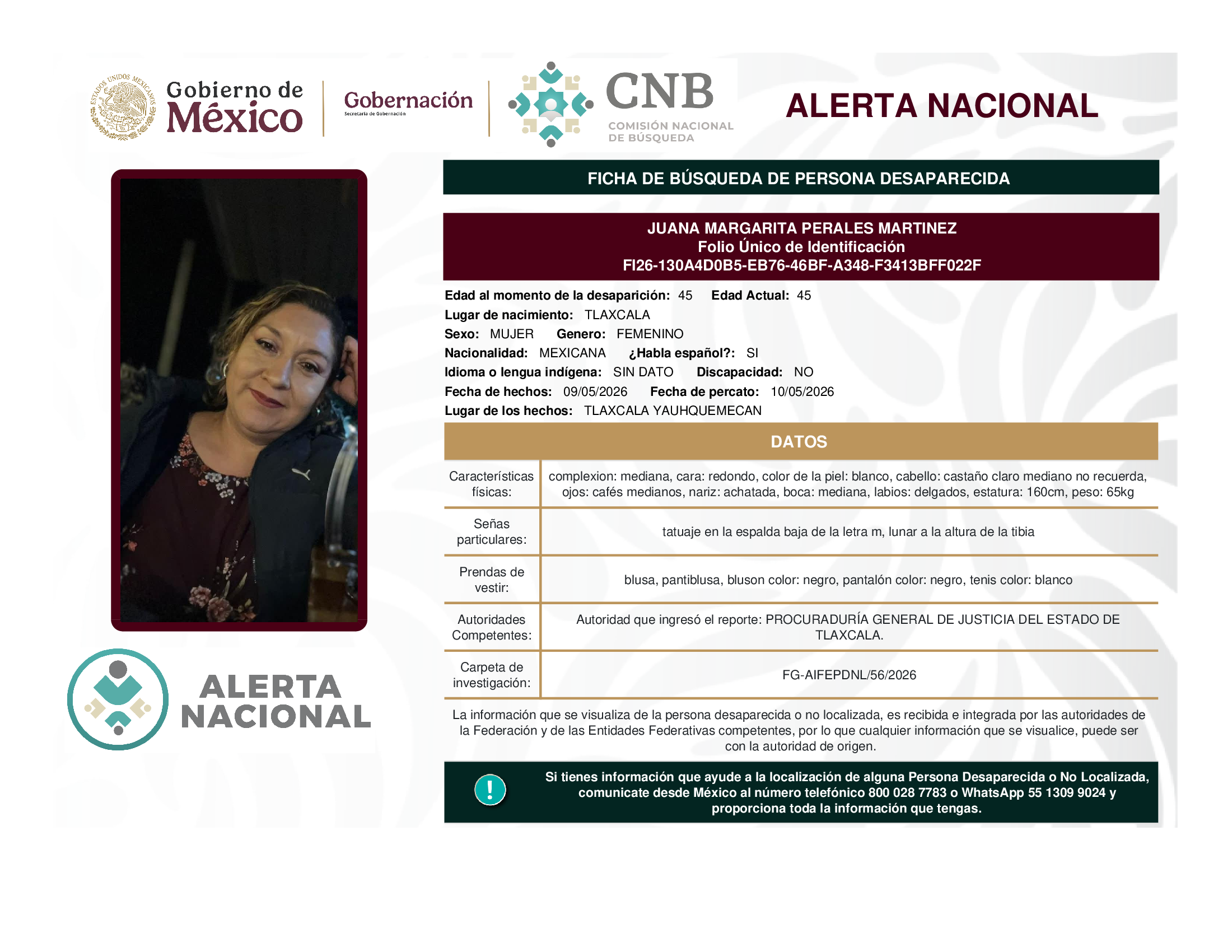 Juana Margarita Perales Martínez