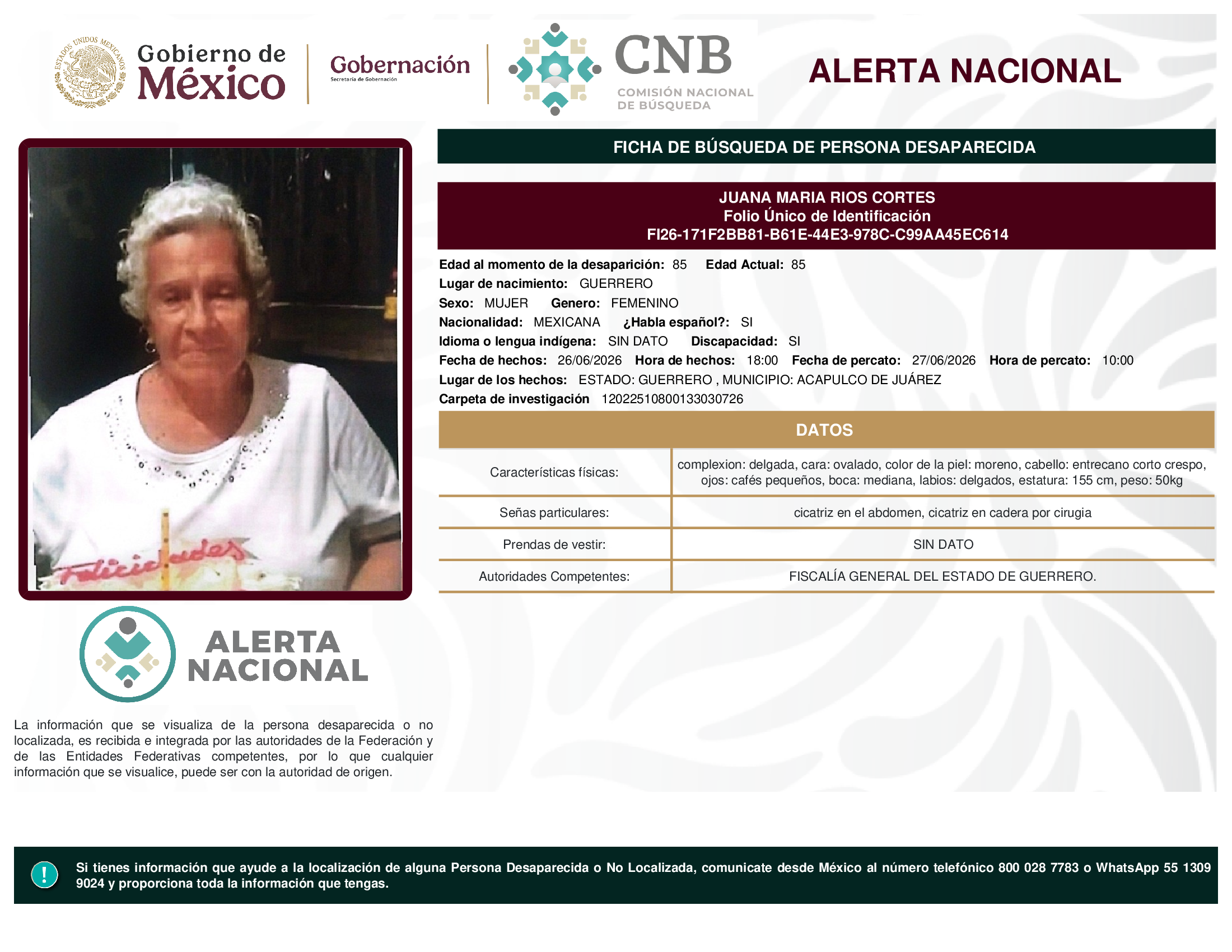Juana María Ríos Cortes