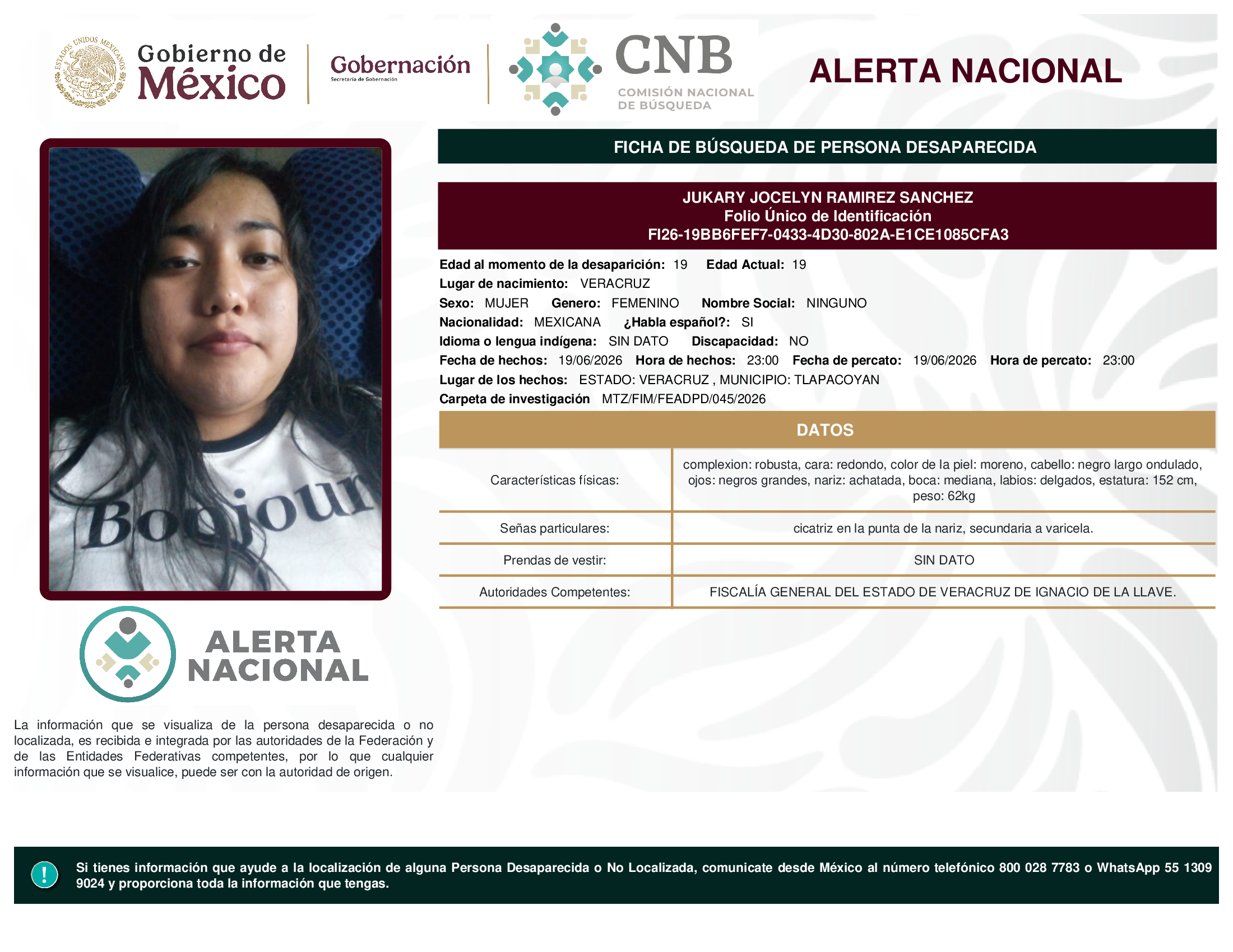 Jukary Jocelyn Ramírez Sánchez