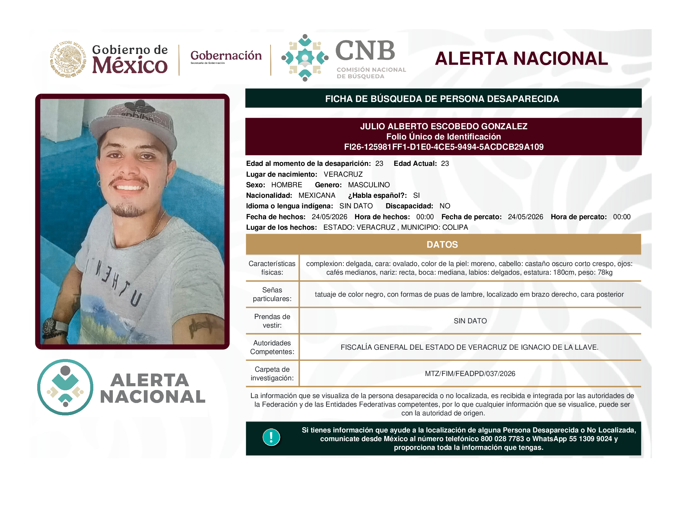 Julio Alberto Escobedo González