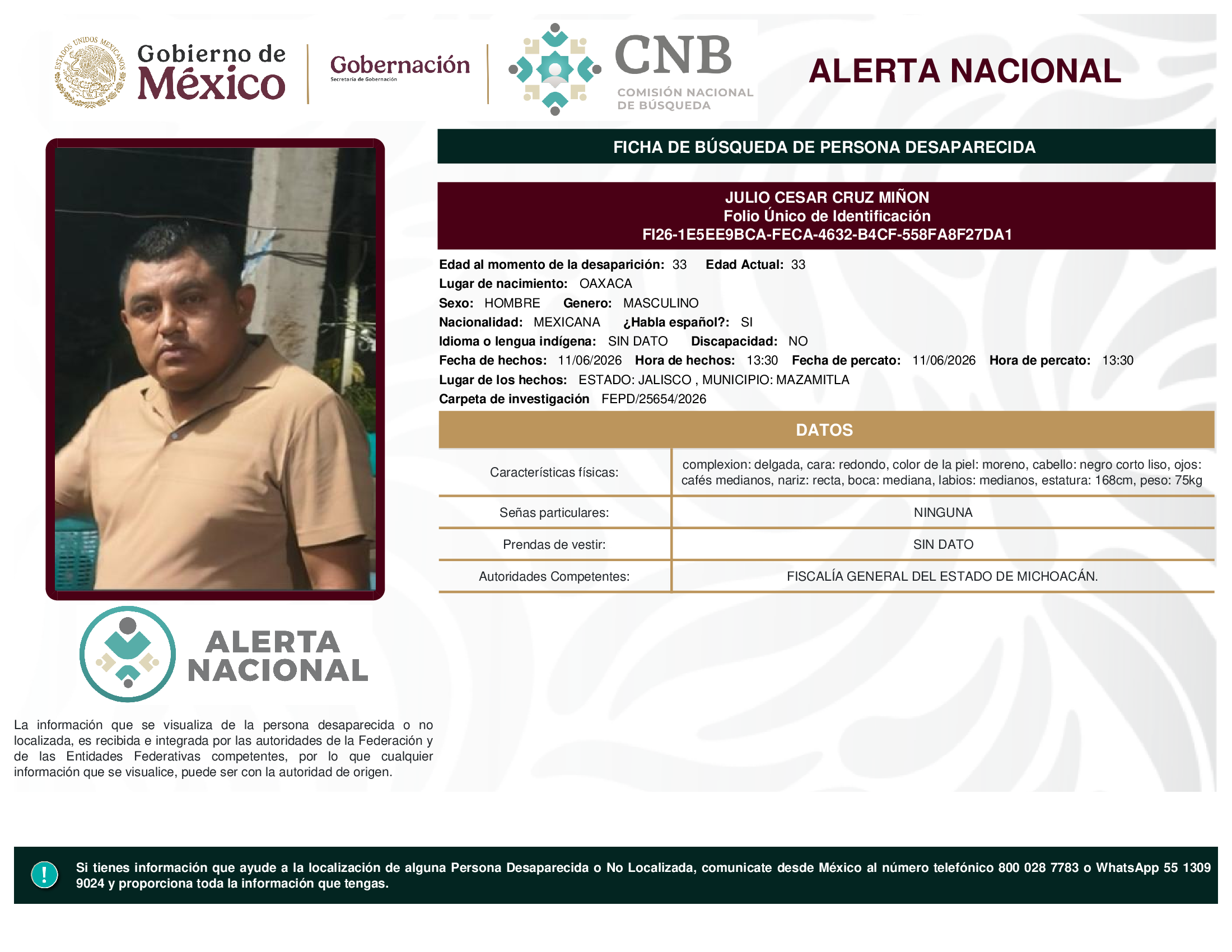 Julio César Cruz Miñon