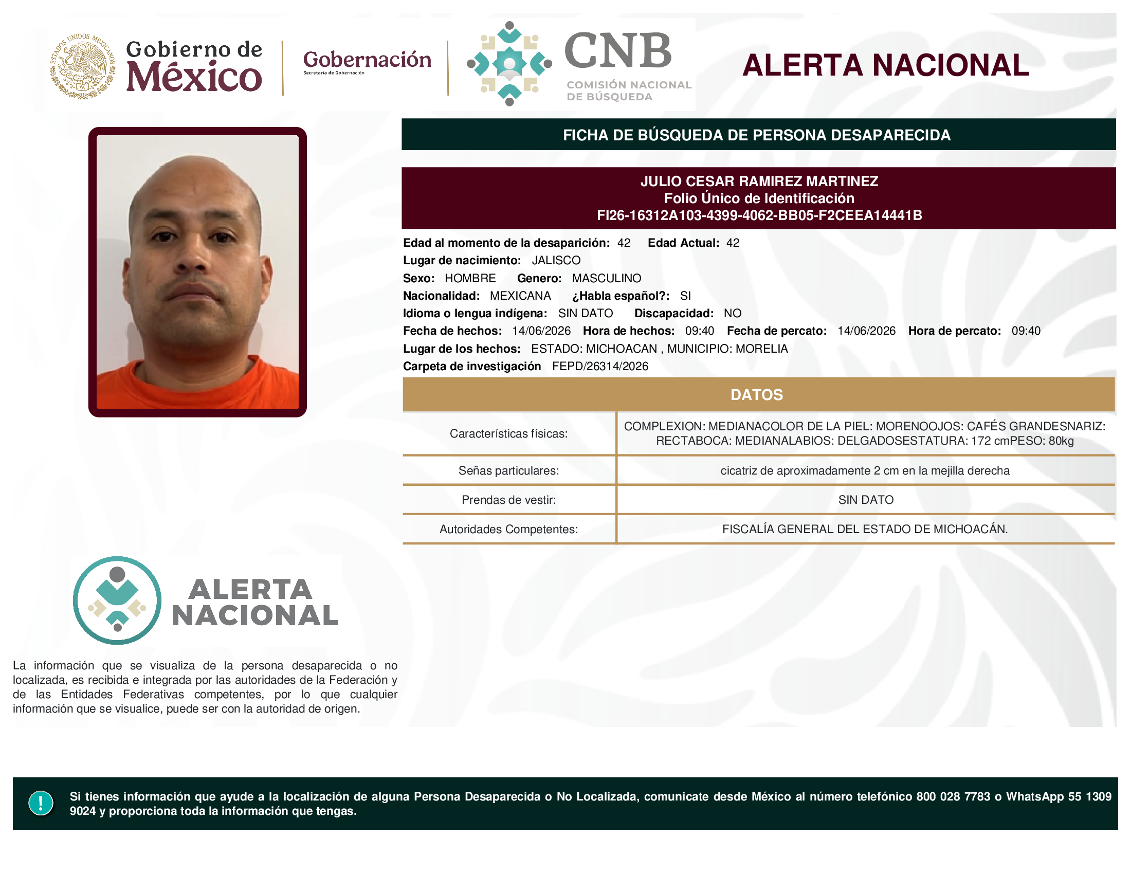 Julio César Ramírez Martínez