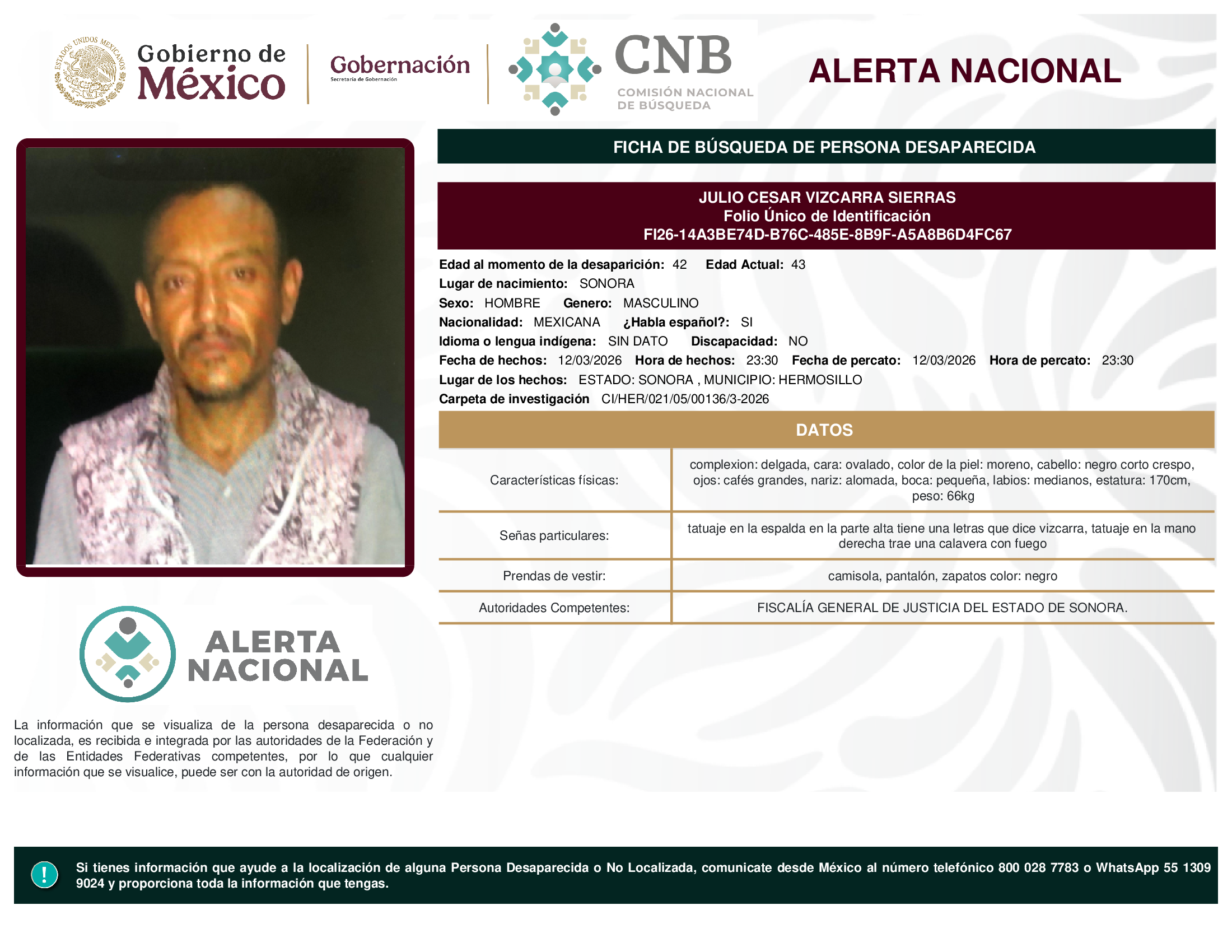 Julio César Vizcarra Sierras
