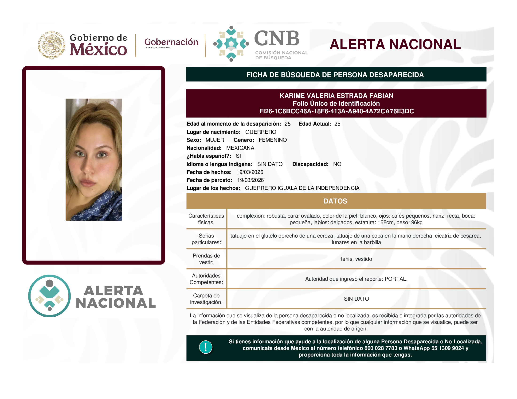 Karime Valeria Estrada Fabian