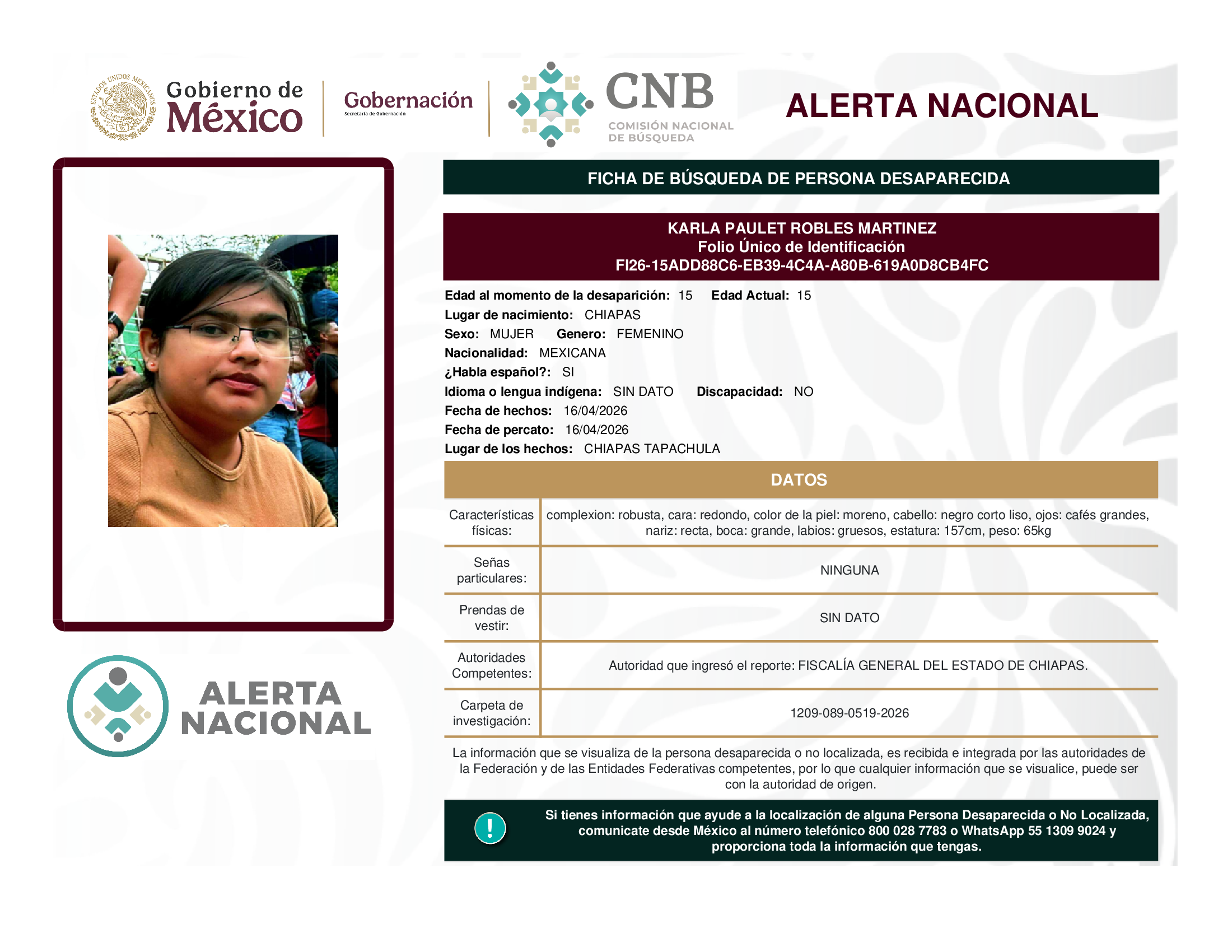 Karla Paulet Robles Martínez
