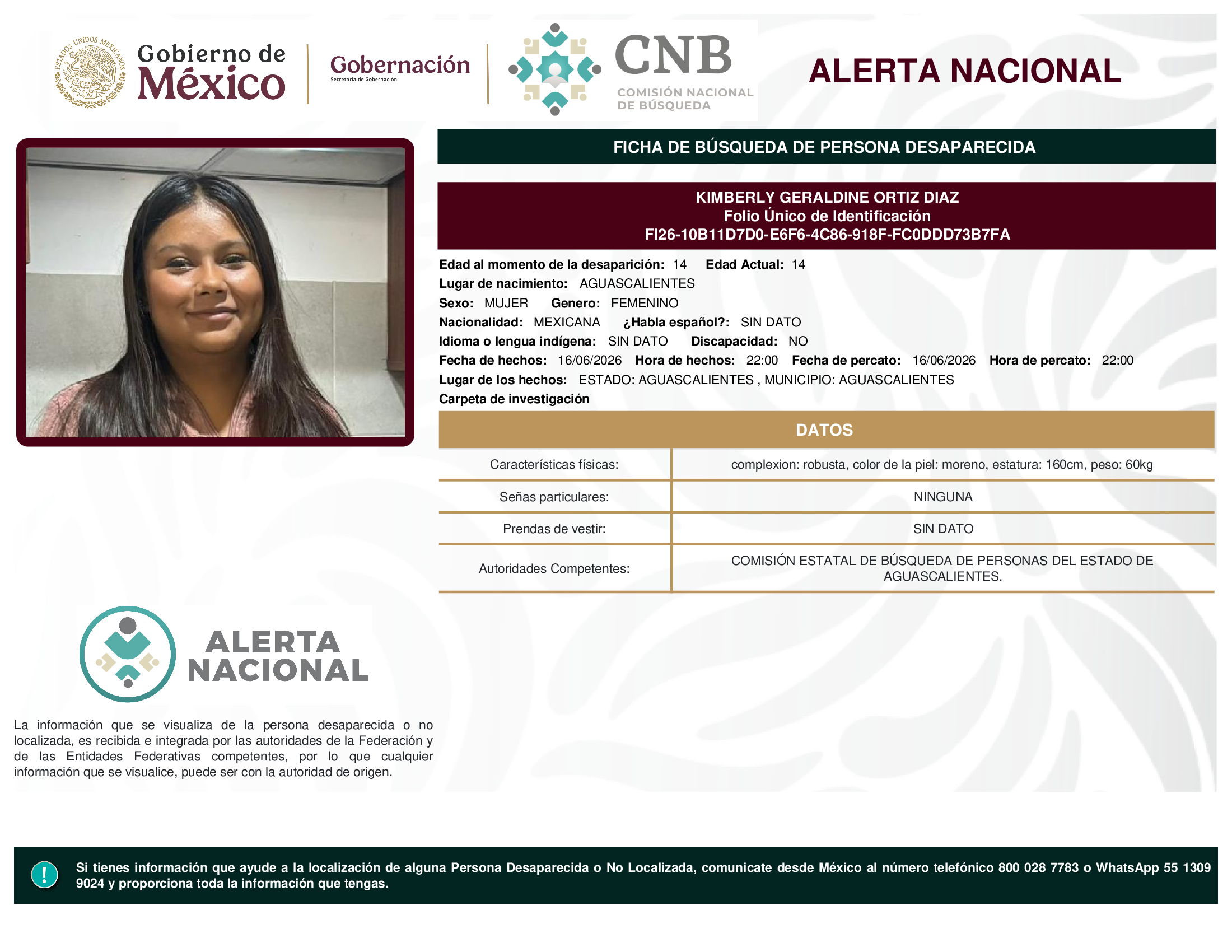 Kimberly Geraldine Ortiz Díaz