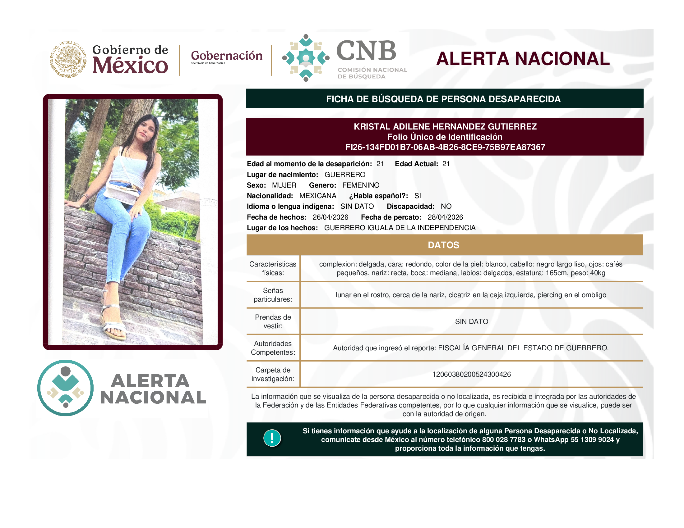 Kristal Adilene Hernández Gutiérrez