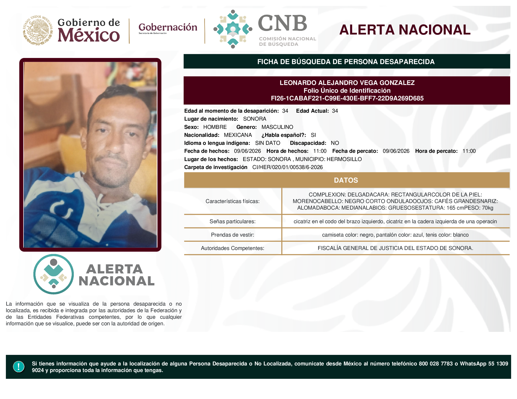 Leonardo Alejandro Vega González