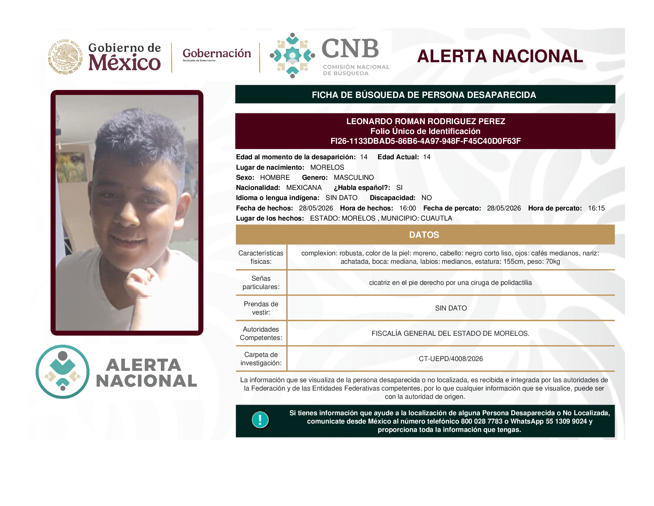 Leonardo Roman Rodríguez Pérez