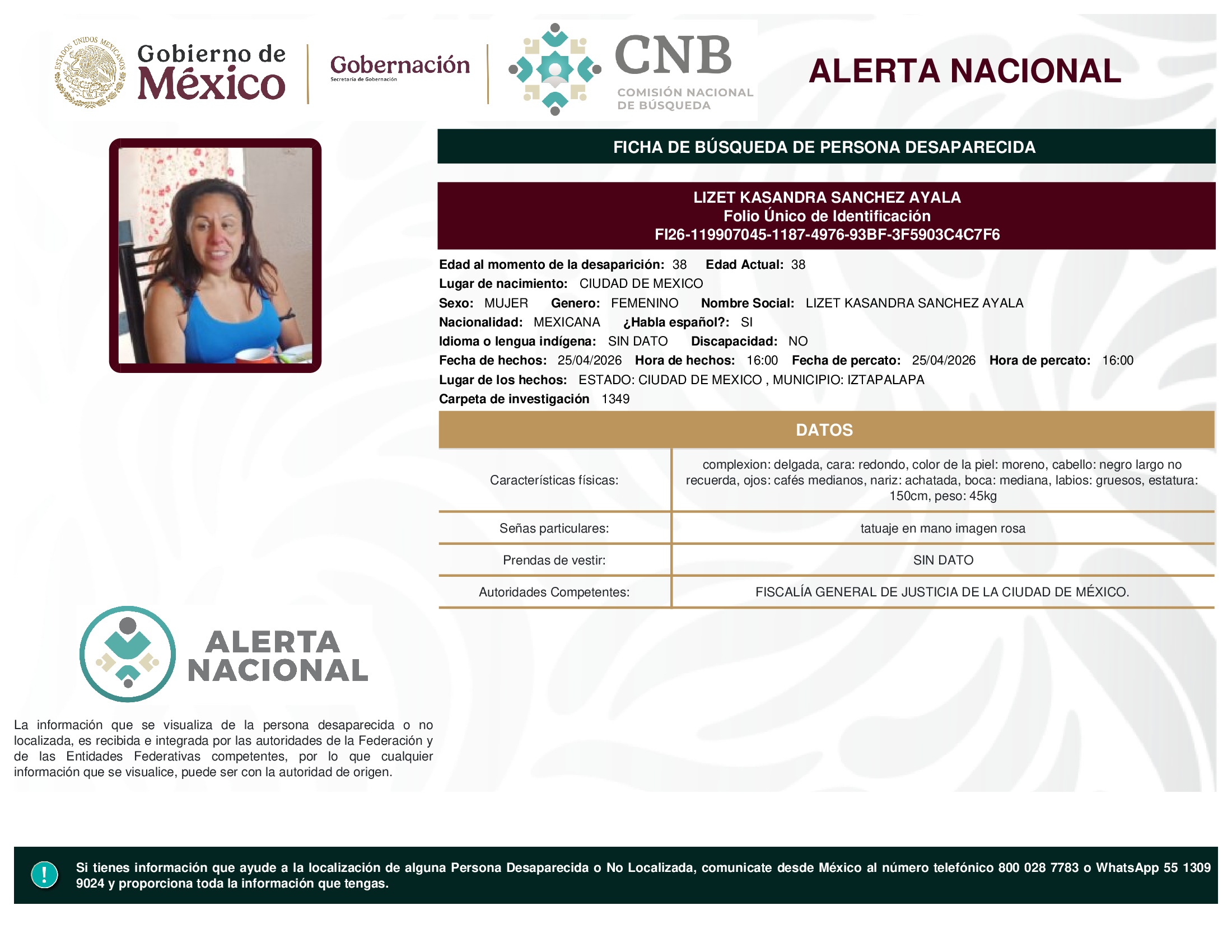 Lizet Kasandra Sánchez Ayala