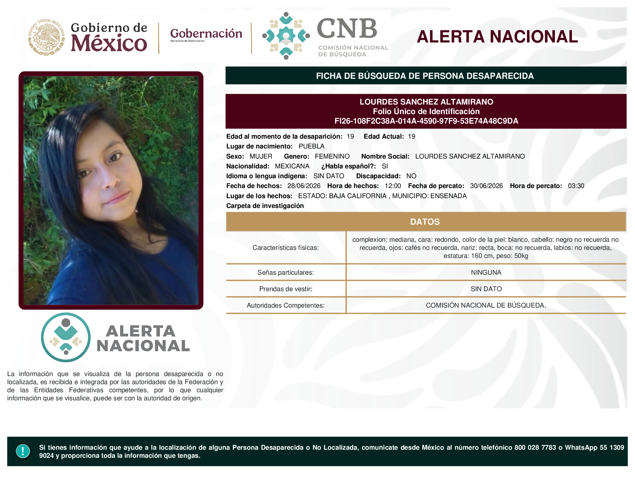 Lourdes Sánchez Altamirano