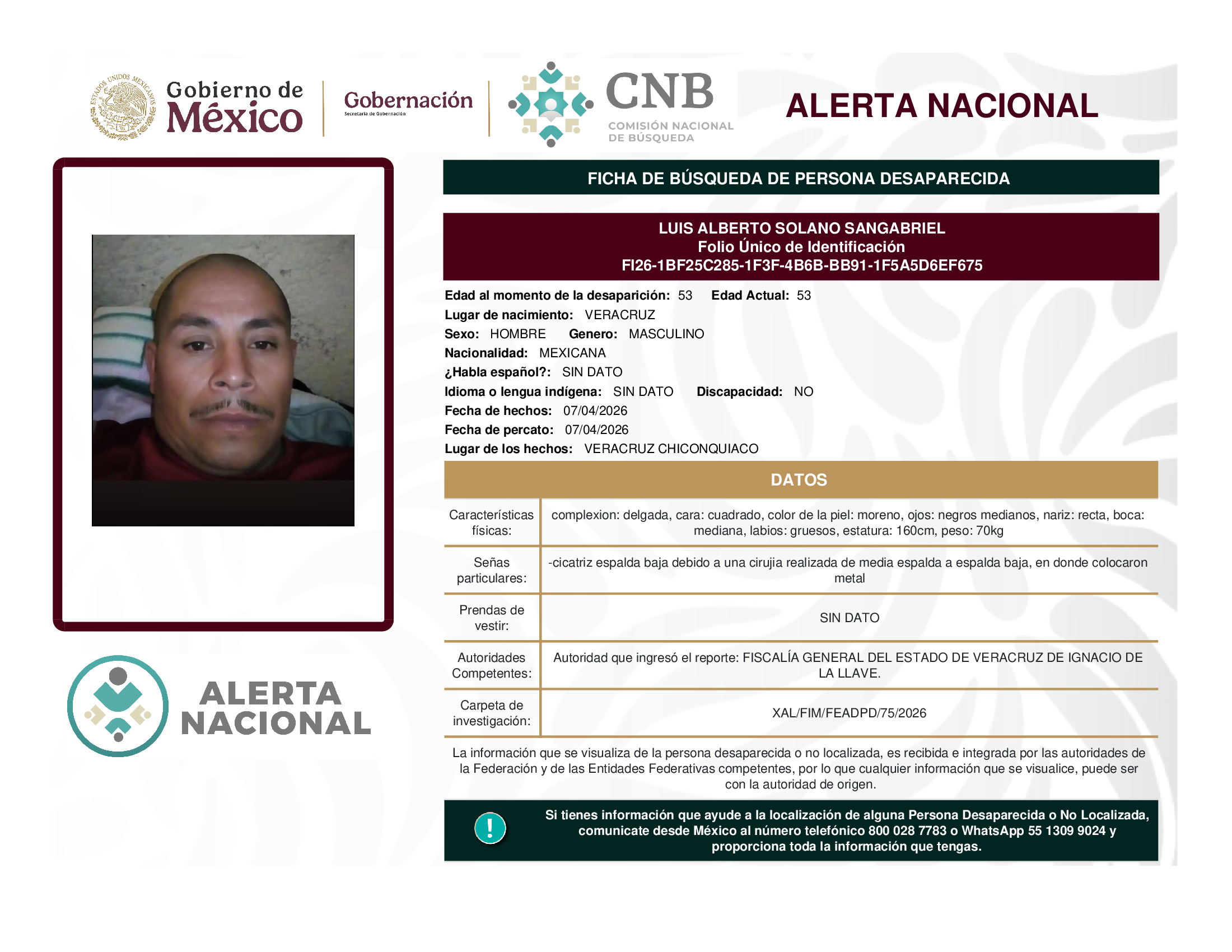 Luis Alberto Solano Sangabriel