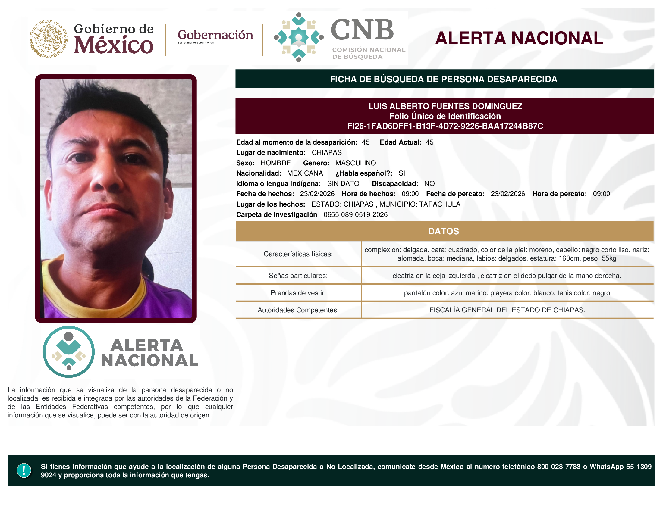 Luis Alberto Fuentes Domínguez