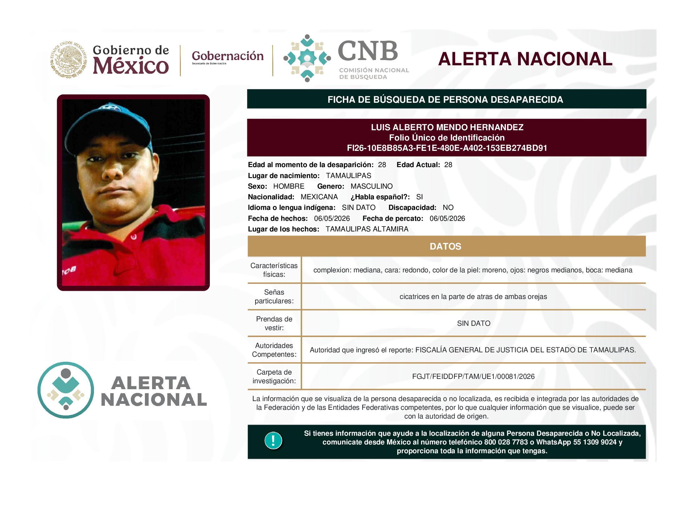 Luis Alberto Mendo Hernández