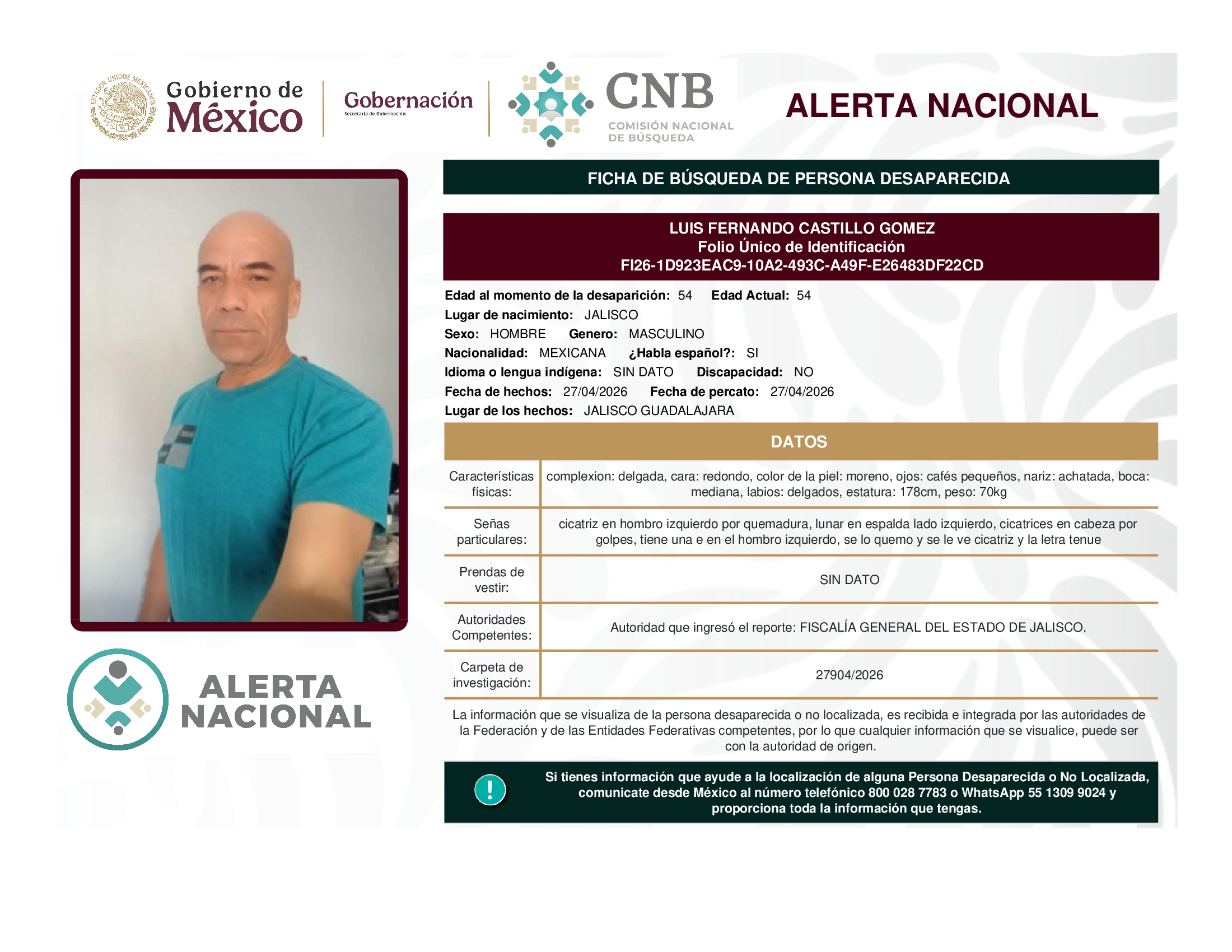 Luis Fernando Castillo Gómez