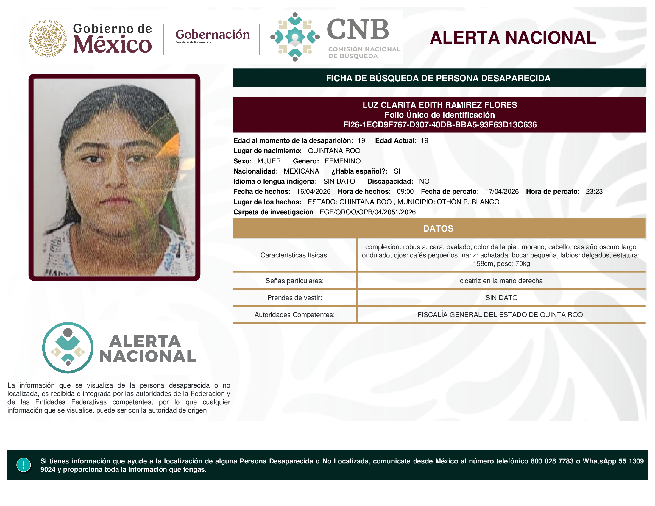 Luz Clarita Edith Ramírez Flores