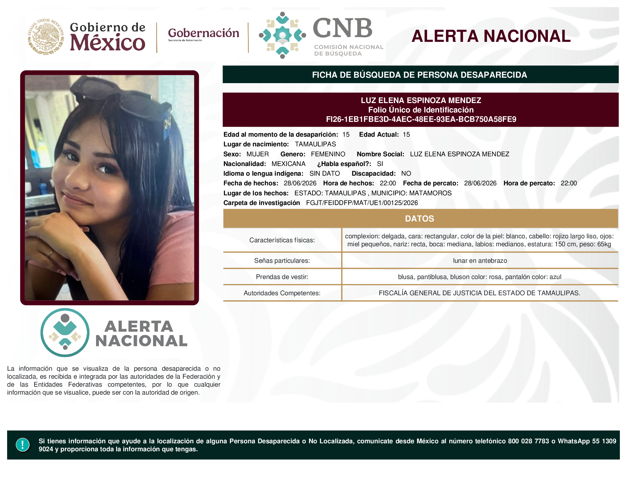 Luz Elena Espinoza Méndez