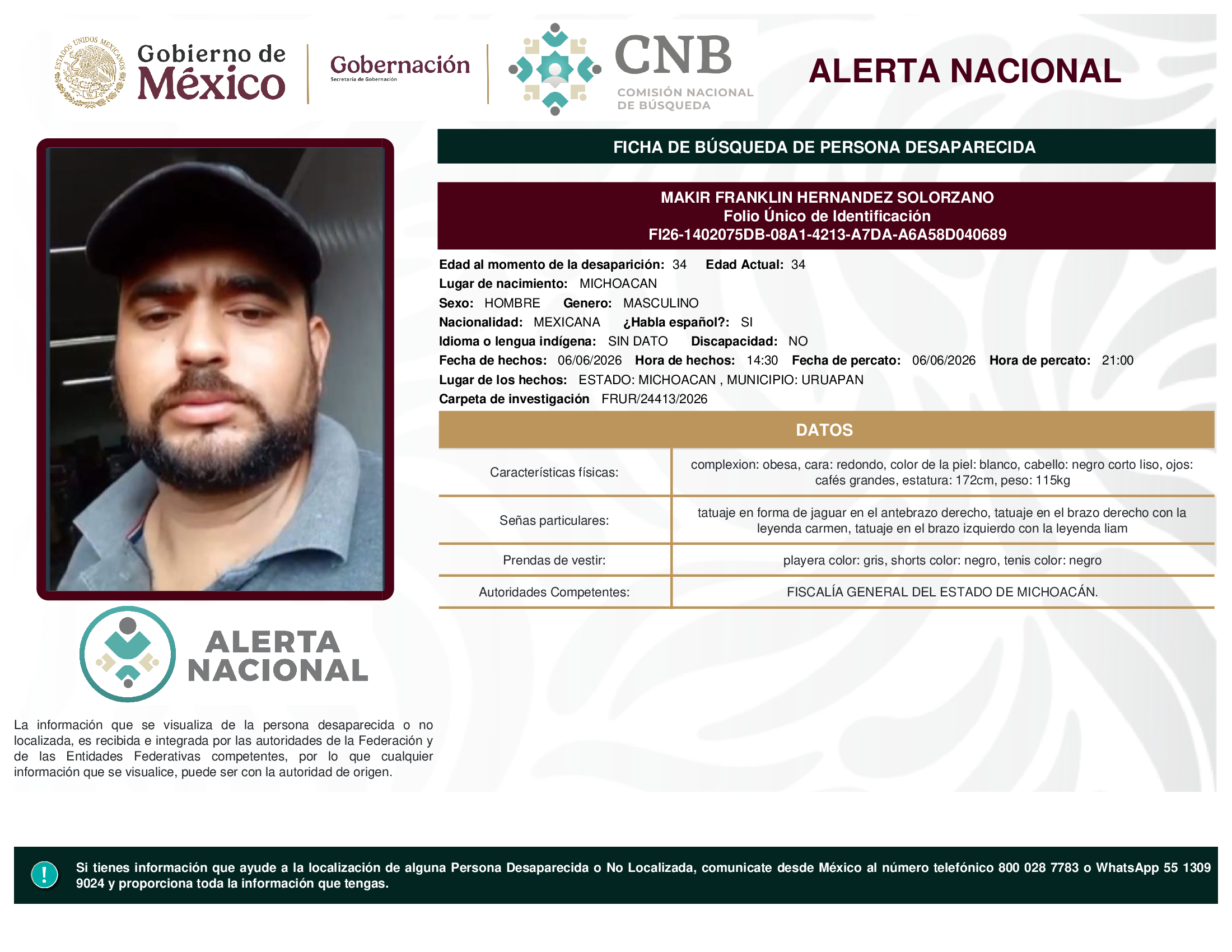 Makir Franklin Hernández Solorzano