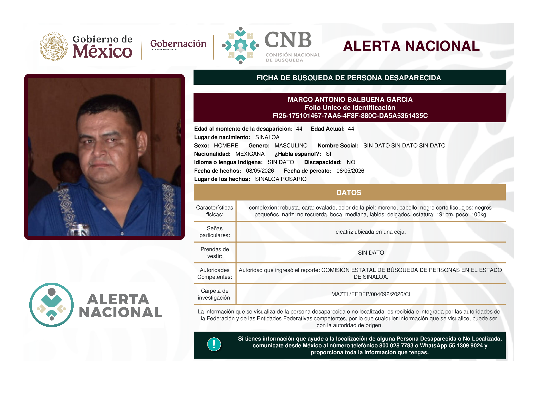 Marco Antonio Balbuena García