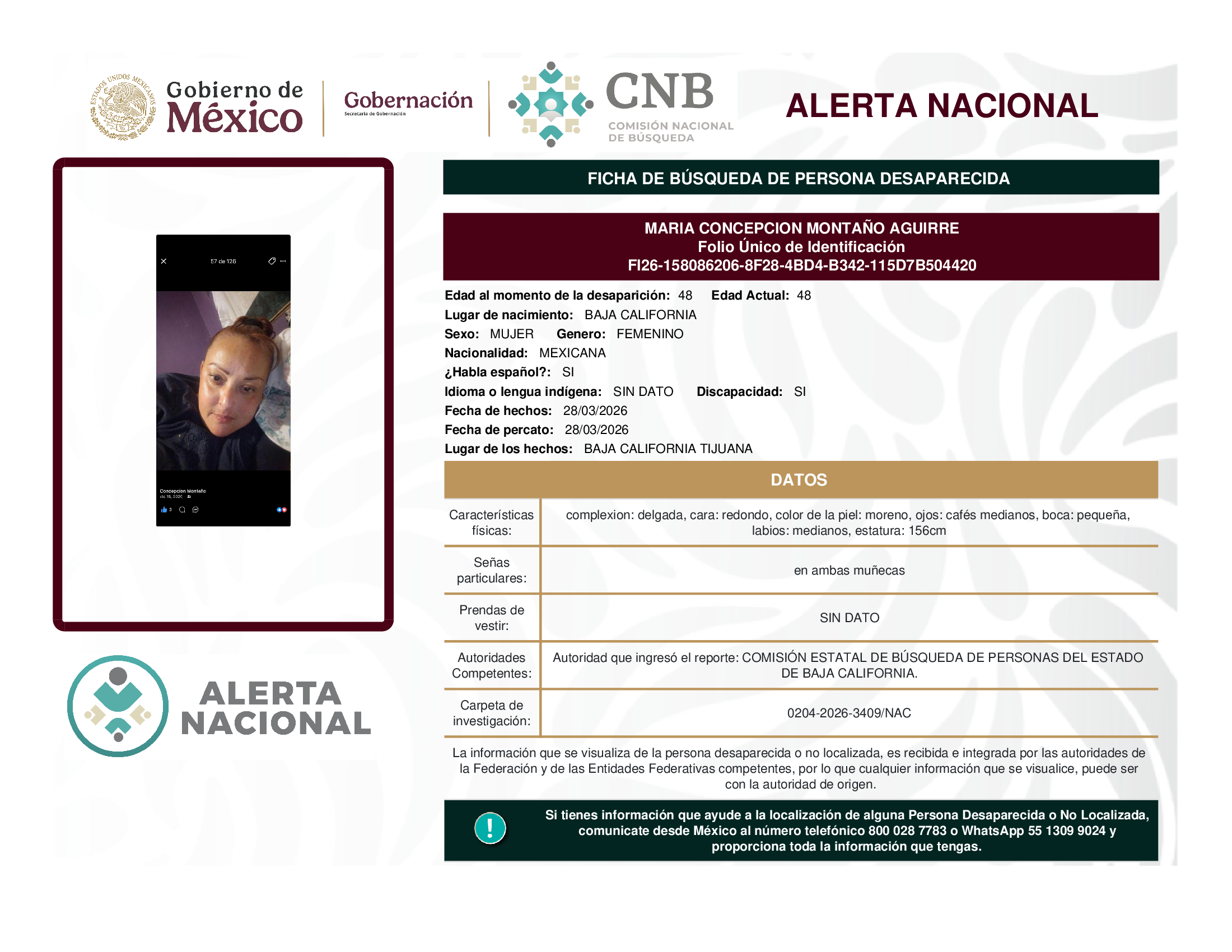 María Concepcion Montaño Aguirre
