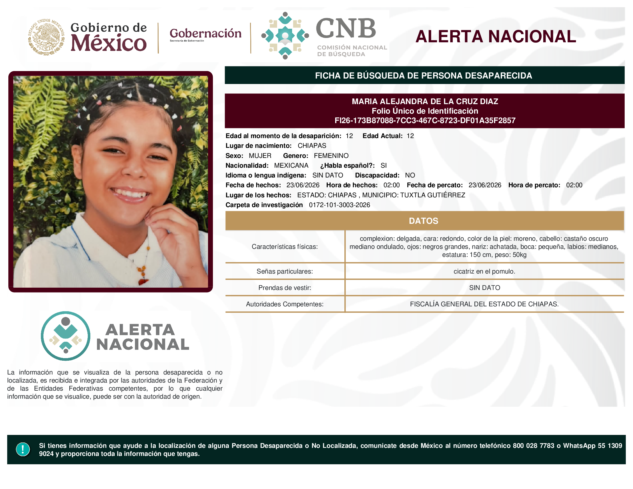 María Alejandra De La Cruz Díaz