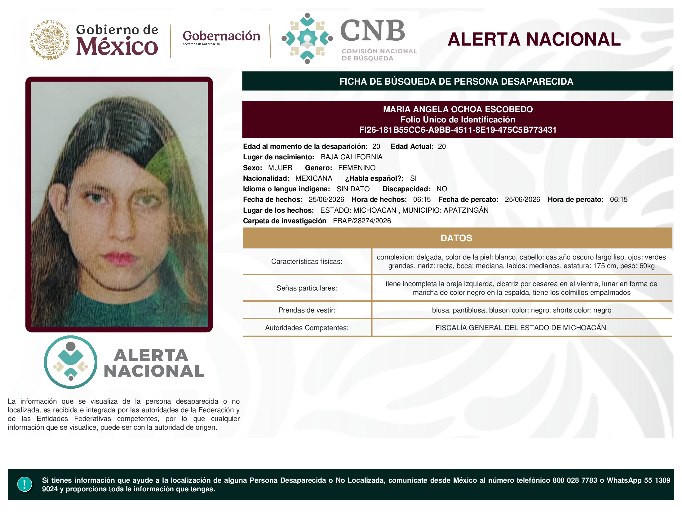 María Angela Ochoa Escobedo