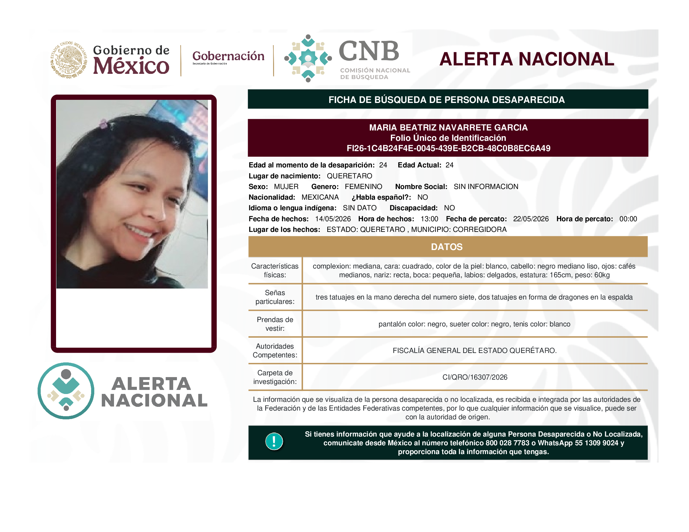 María Beatriz Navarrete García