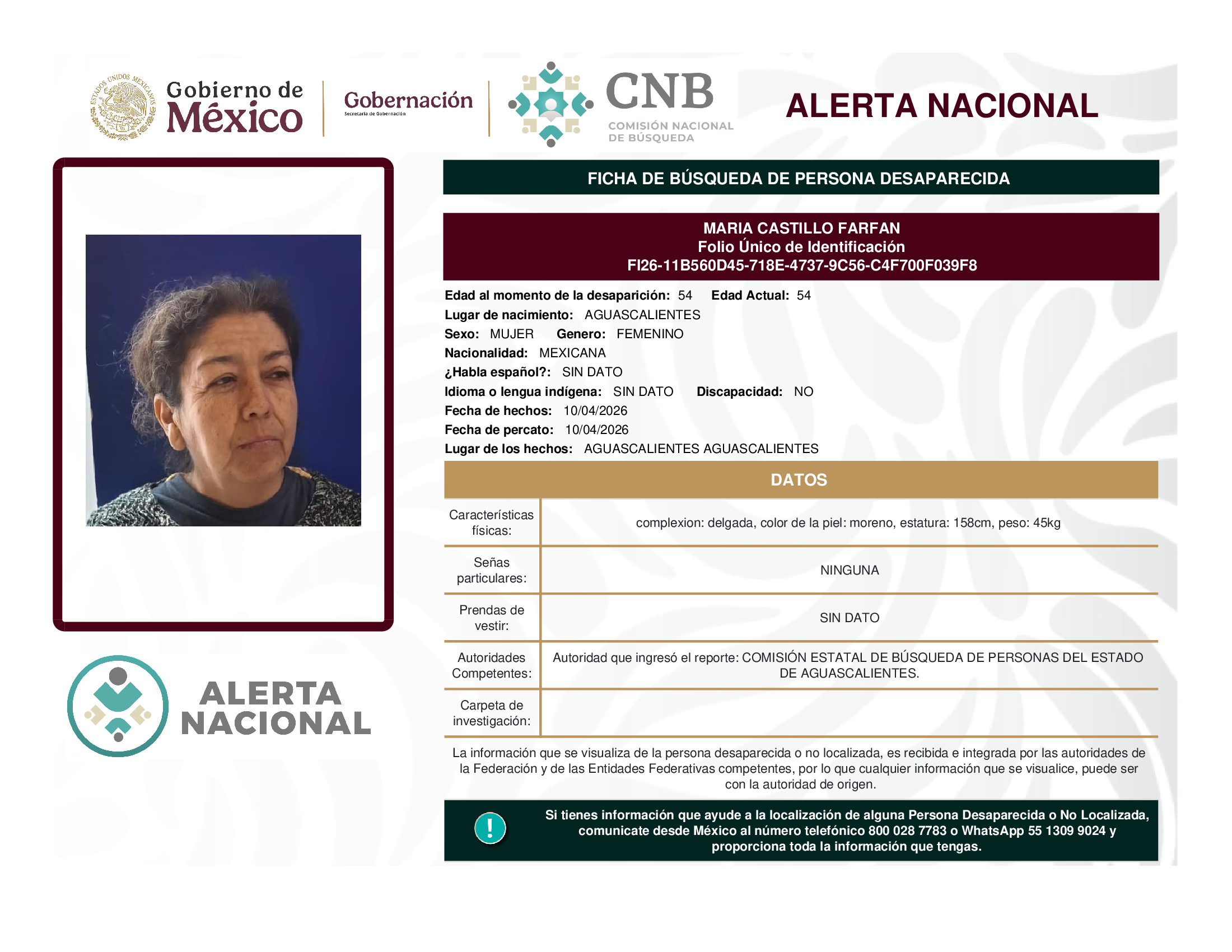María Castillo Farfan