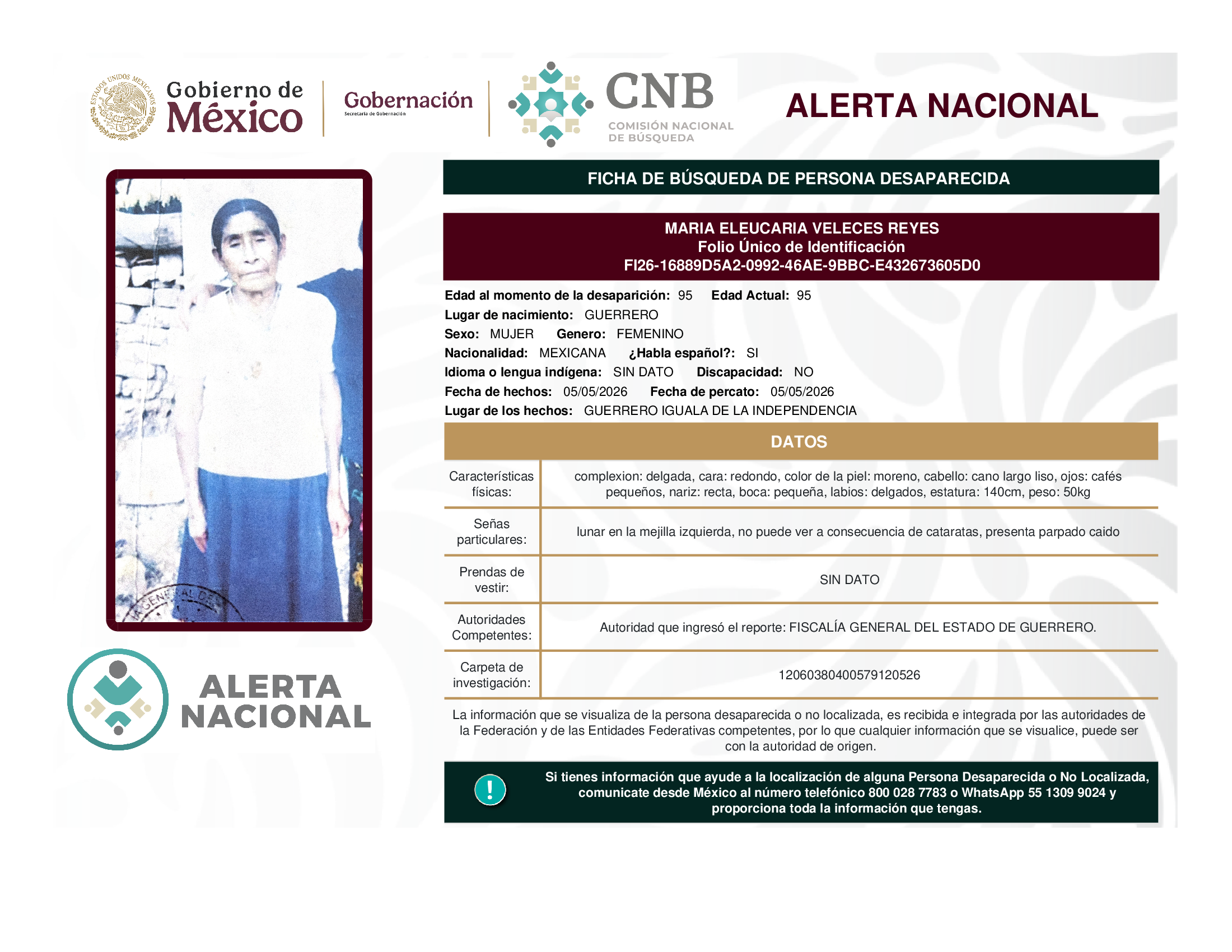 María Eleucaria Veleces Reyes