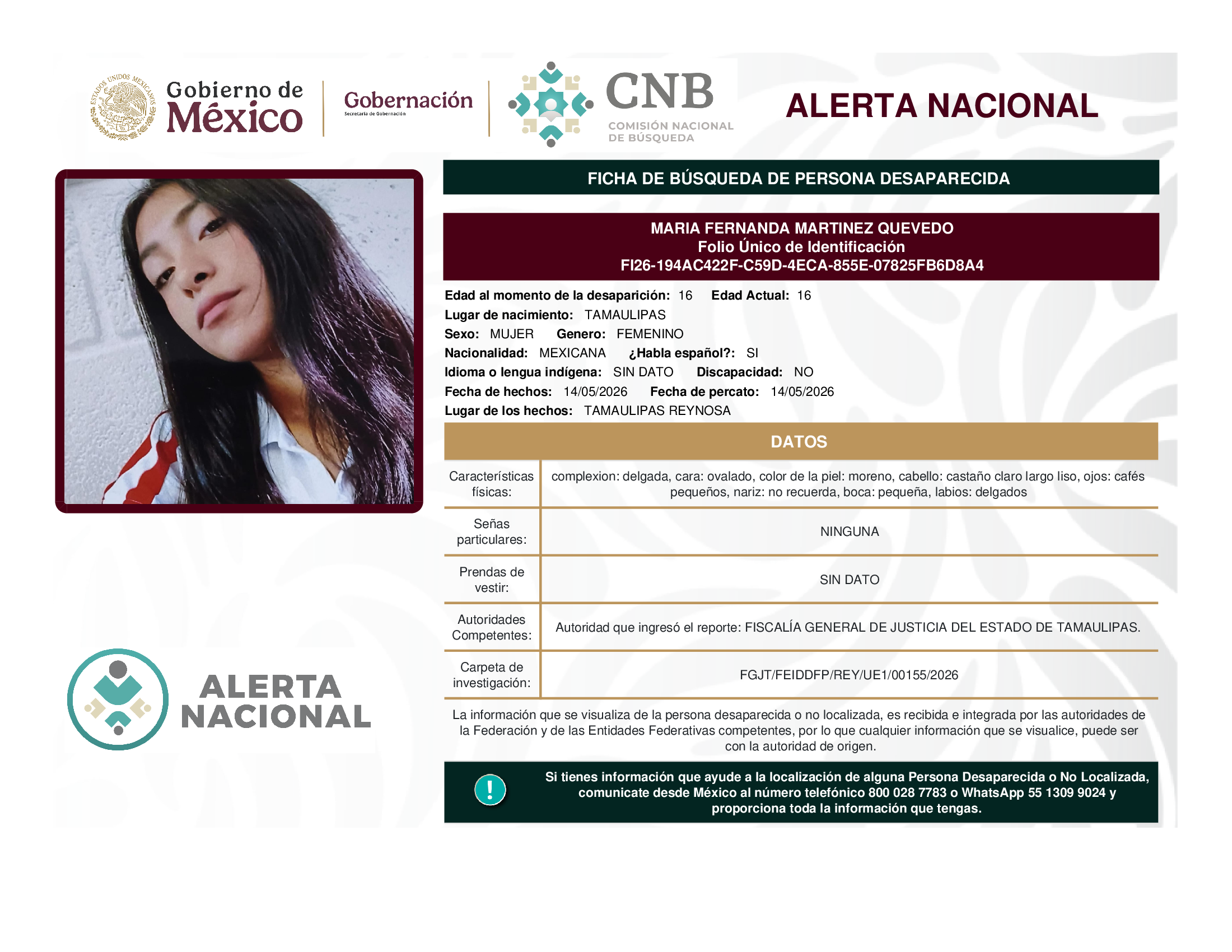 María Fernanda Martínez Quevedo