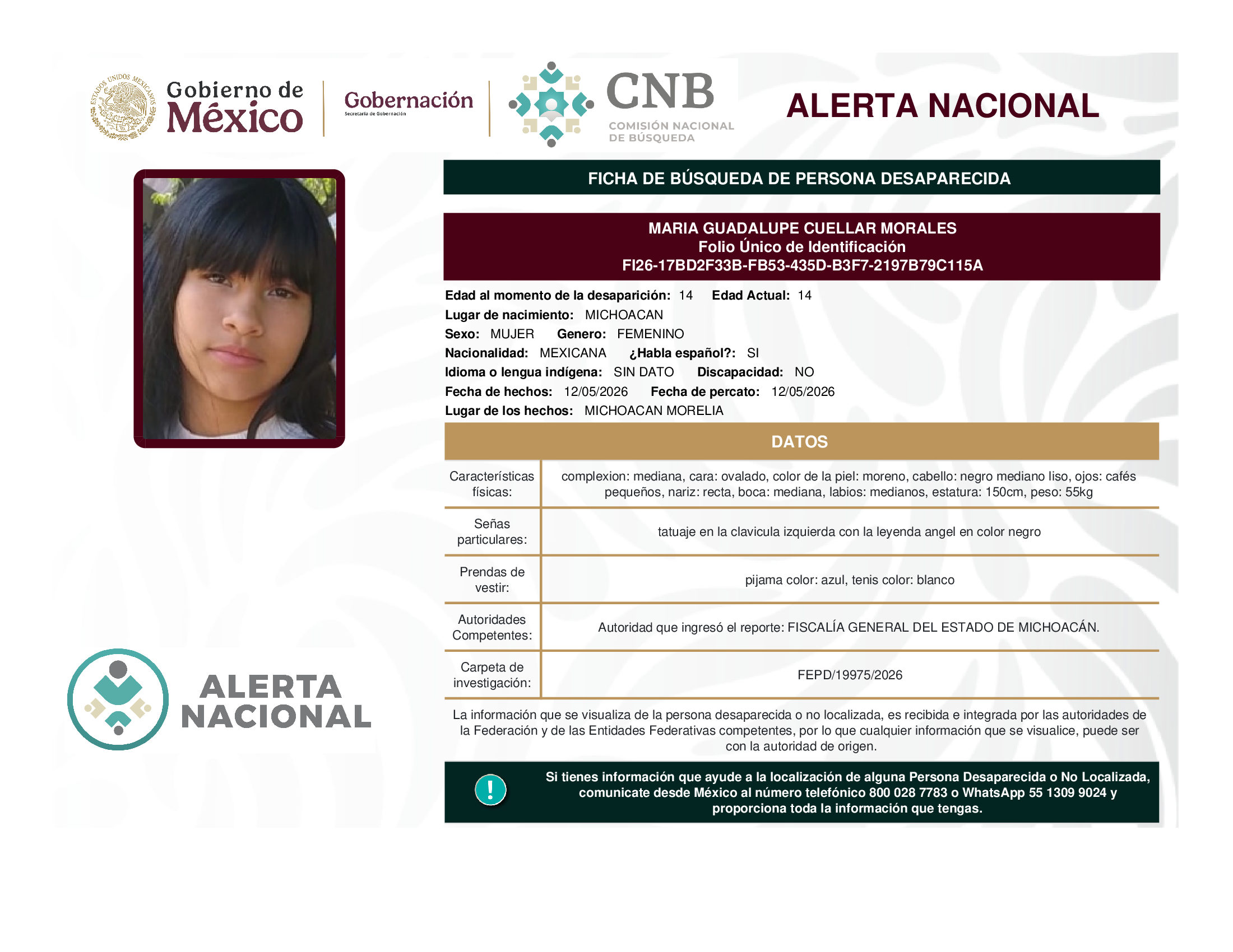 María Guadalupe Cuellar Morales