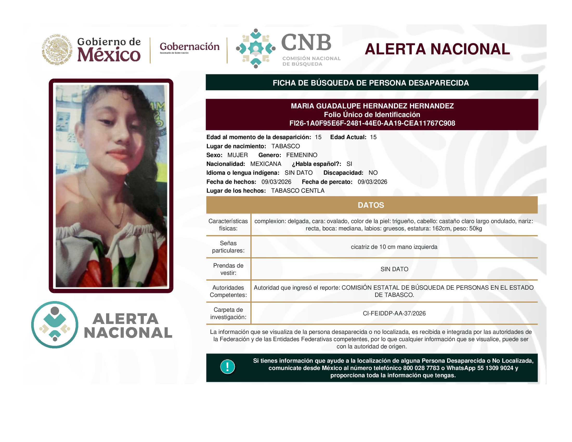 María Guadalupe Hernández Hernández
