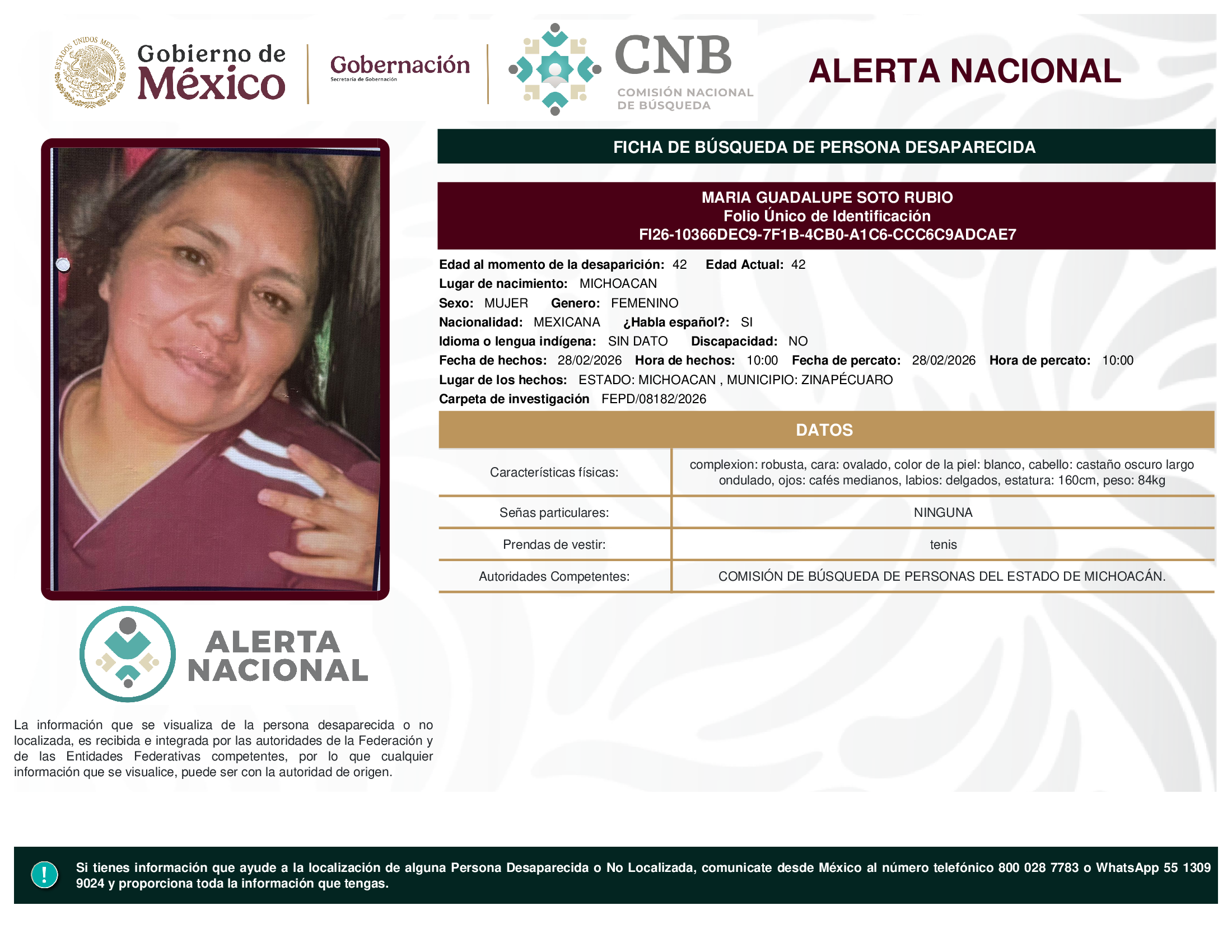 María Guadalupe Soto Rubio