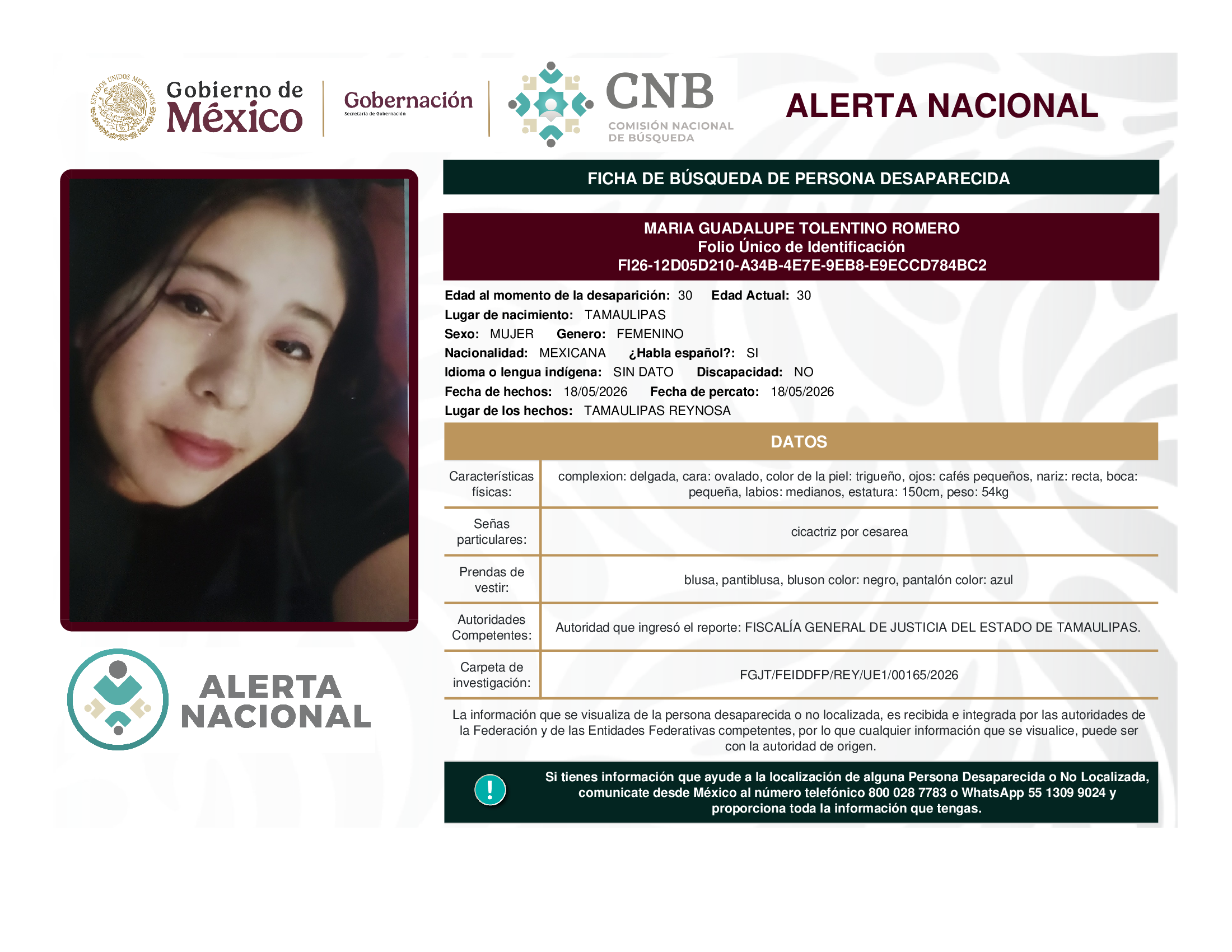 María Guadalupe Tolentino Romero