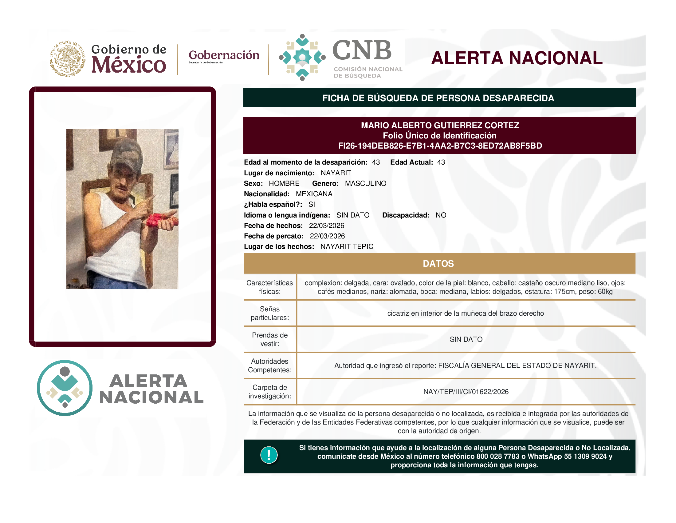 Mario Alberto Gutiérrez Cortez