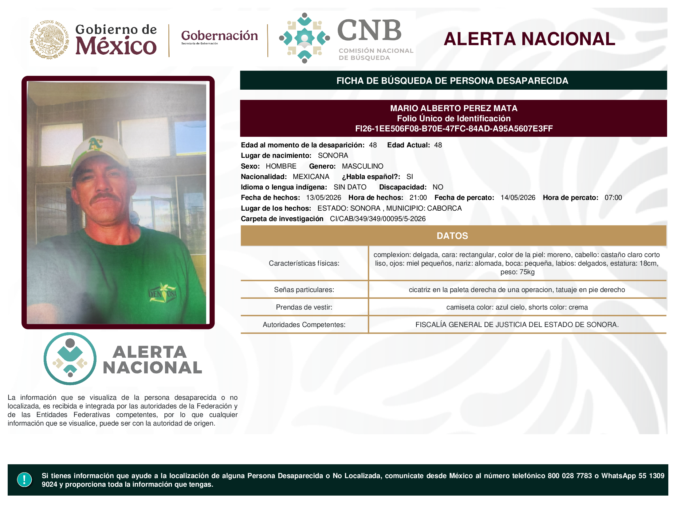 Mario Alberto Pérez Mata