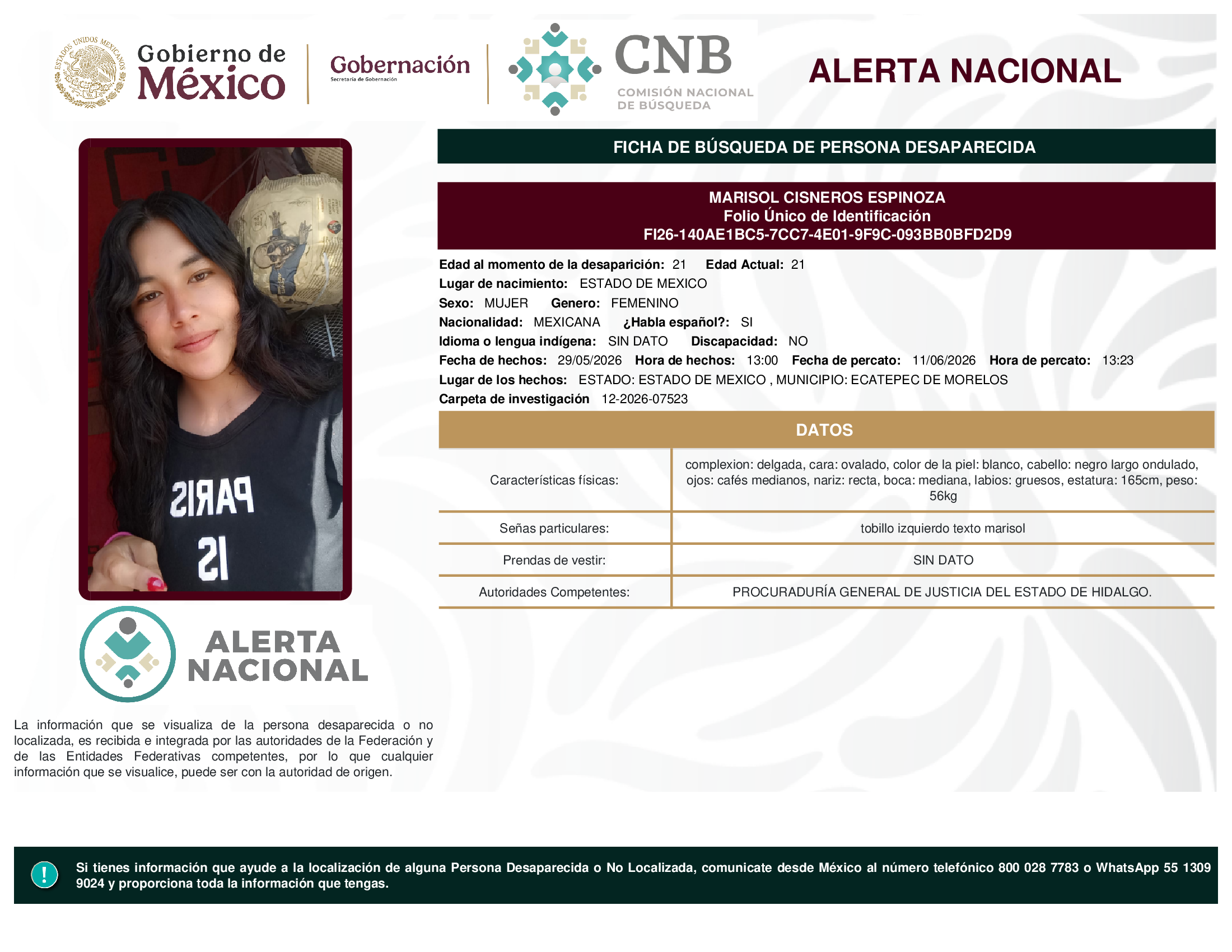 Marisol Cisneros Espinoza