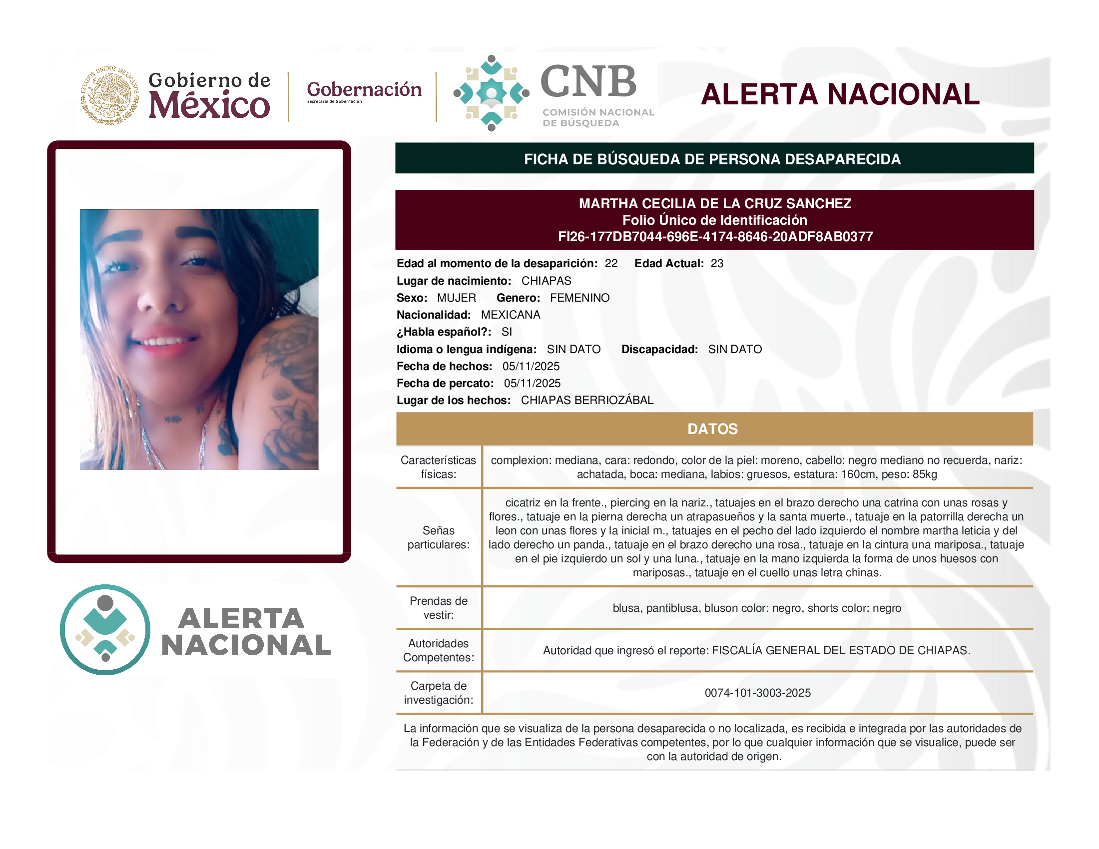 Martha Cecilia De La Cruz Sánchez