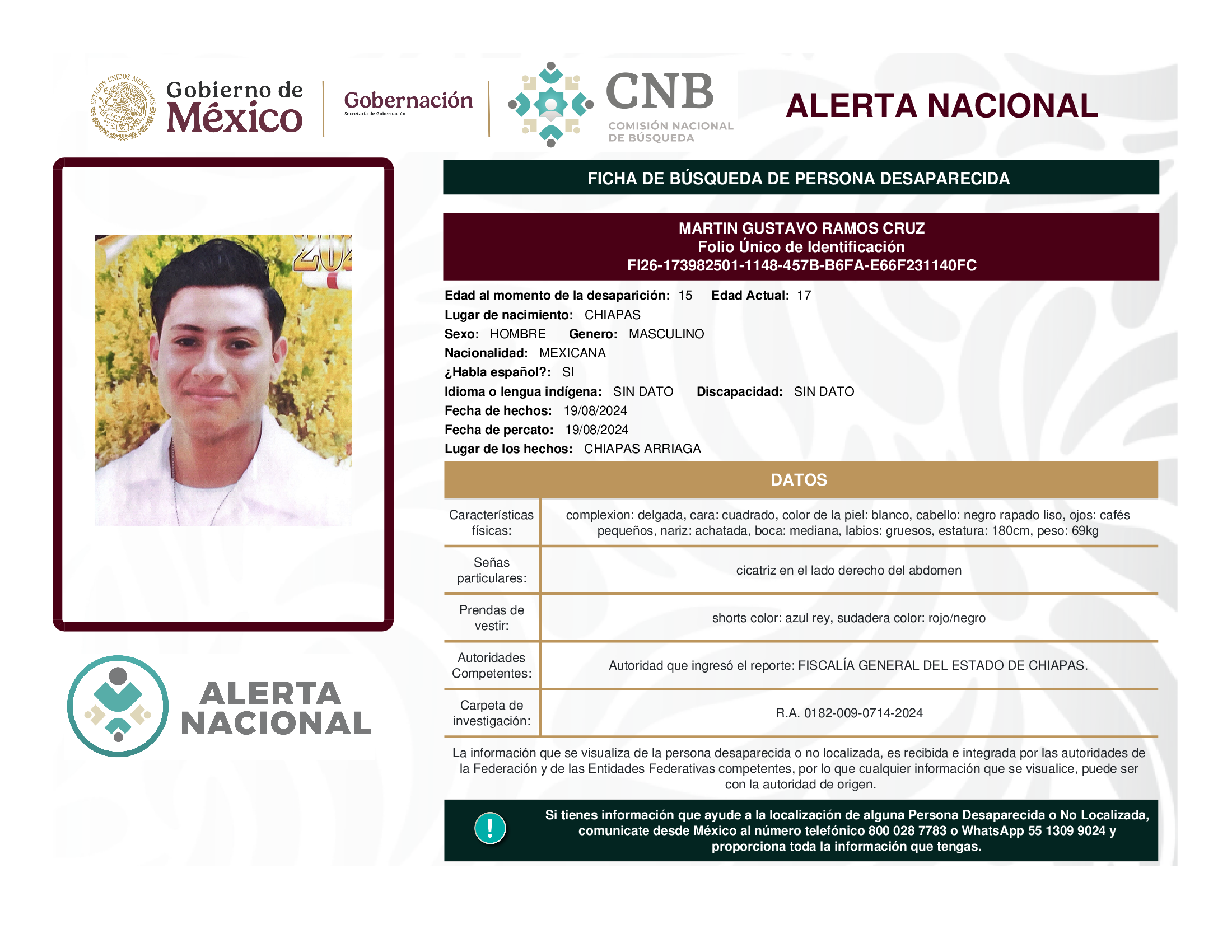 Martín Gustavo Ramos Cruz