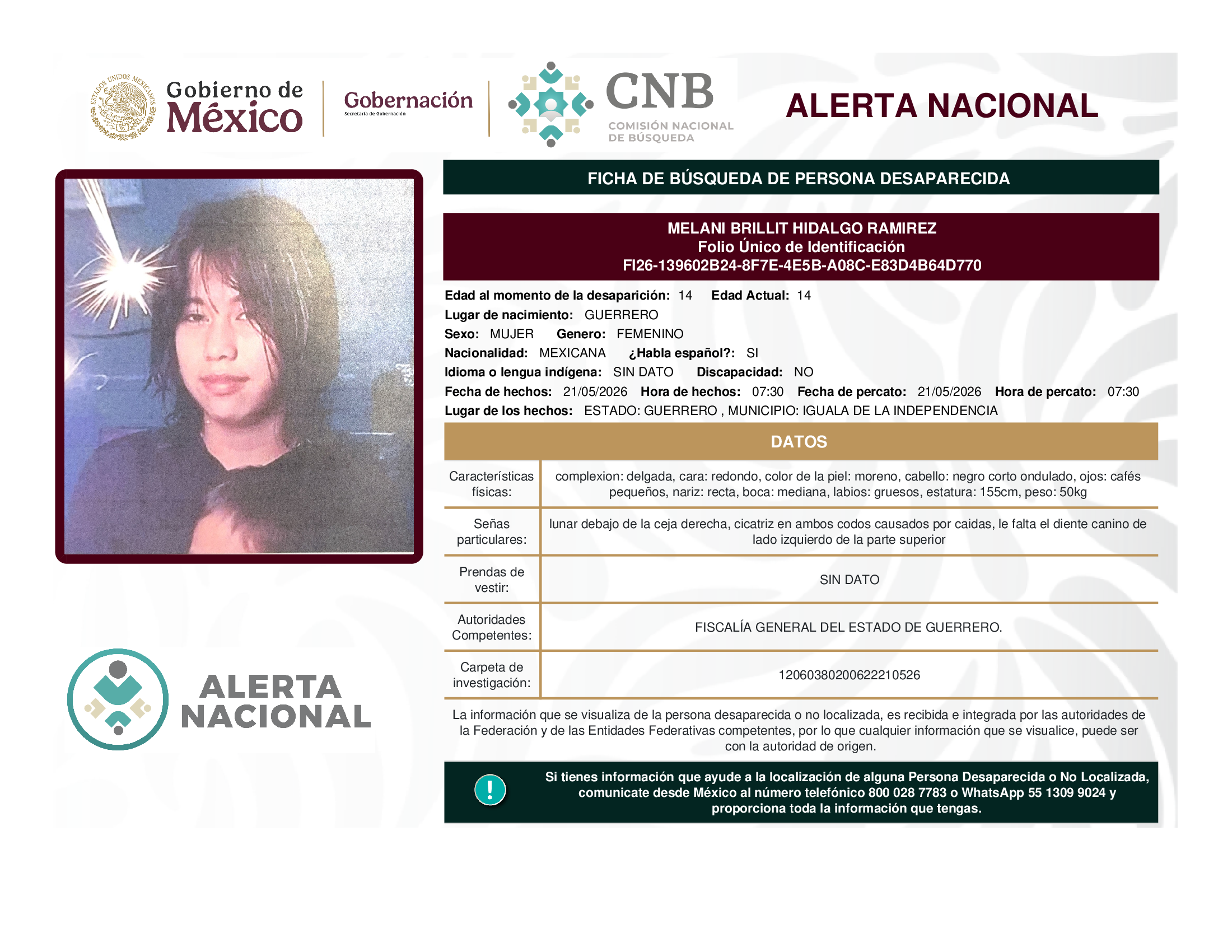 Melani Brillit Hidalgo Ramírez