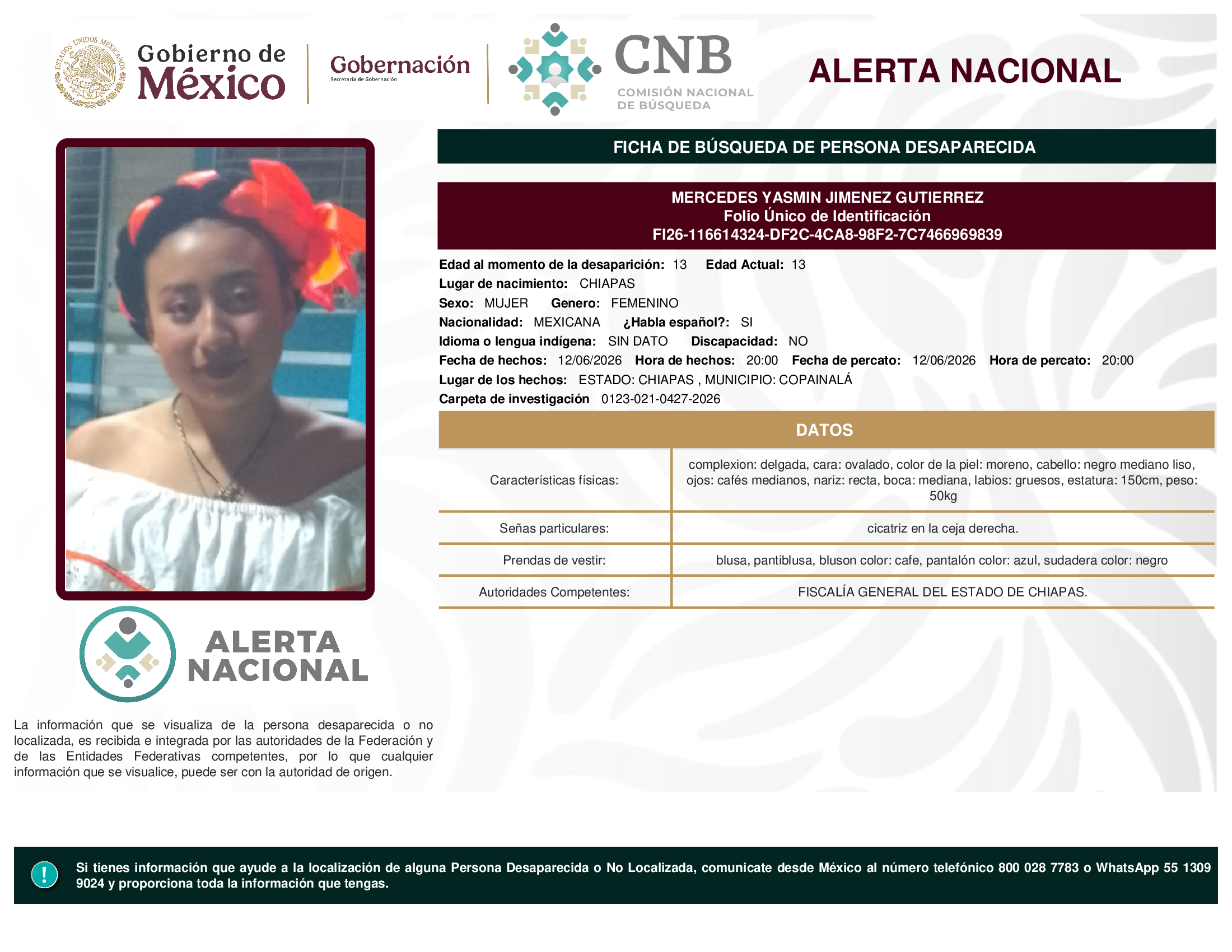 Mercedes Yasmin Jiménez Gutiérrez